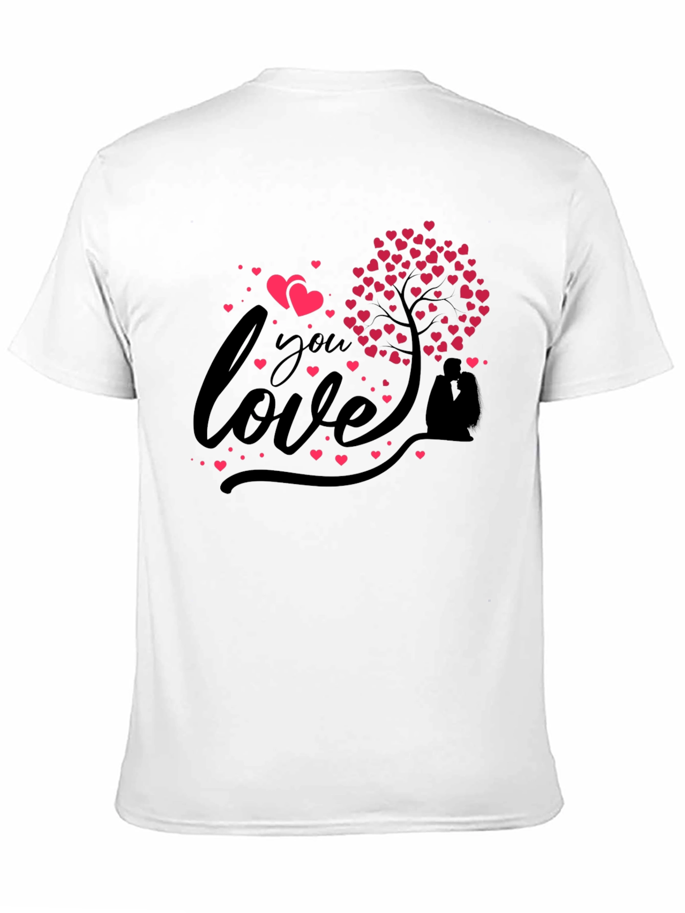 Love You Heart Tree Graphic Tee