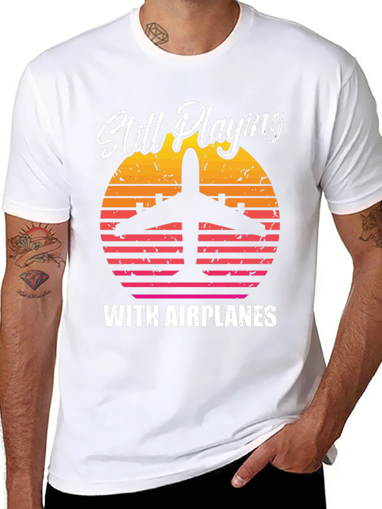 Still Playing with Airplanes T-Shirt