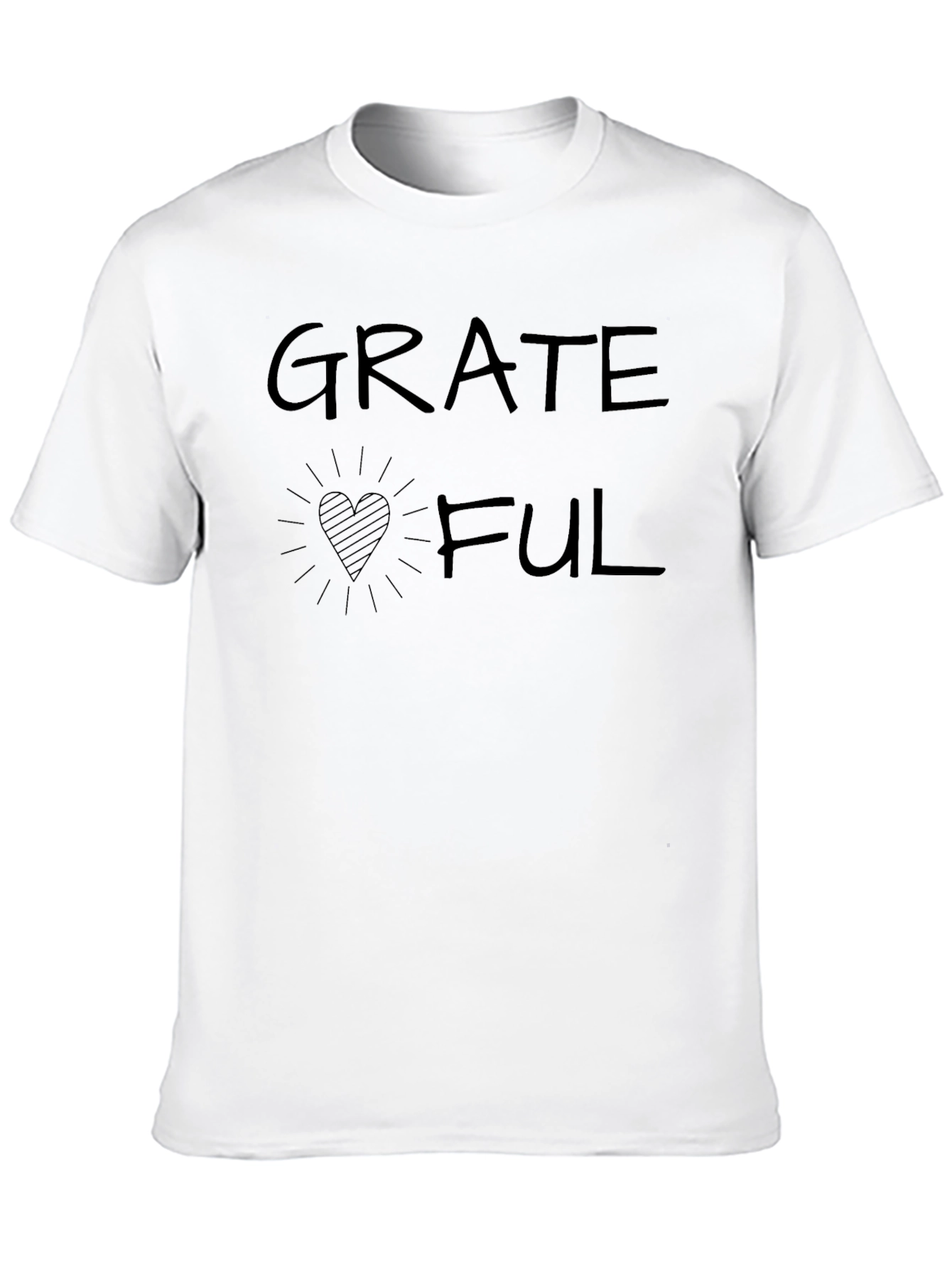 Grateful Heart Graphic T-Shirt - Casual Comfort