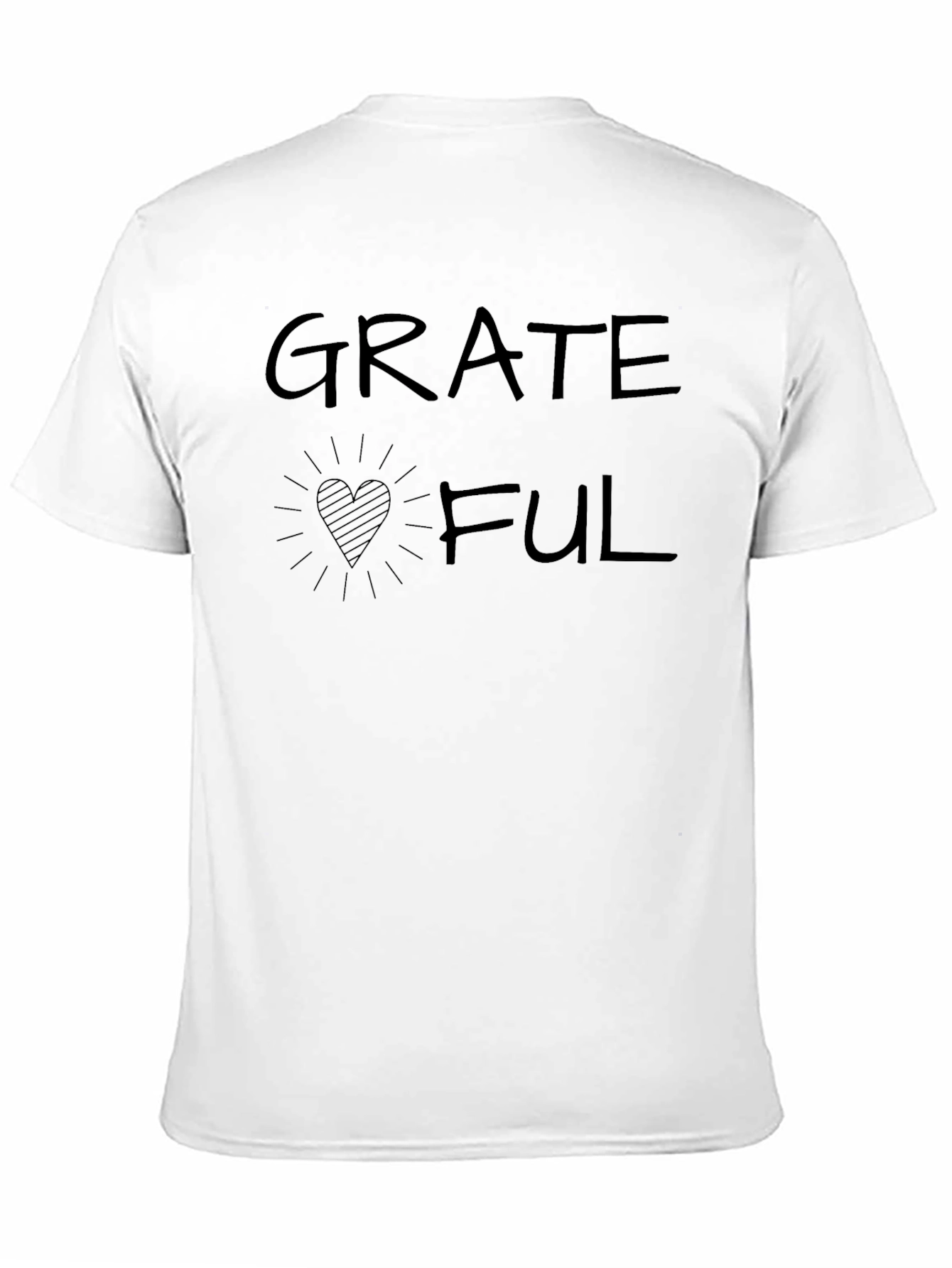 Grateful Heart Graphic T-Shirt - Casual Comfort