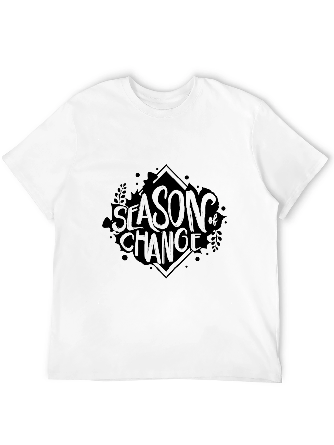 Season of Change Black Graphic Tee