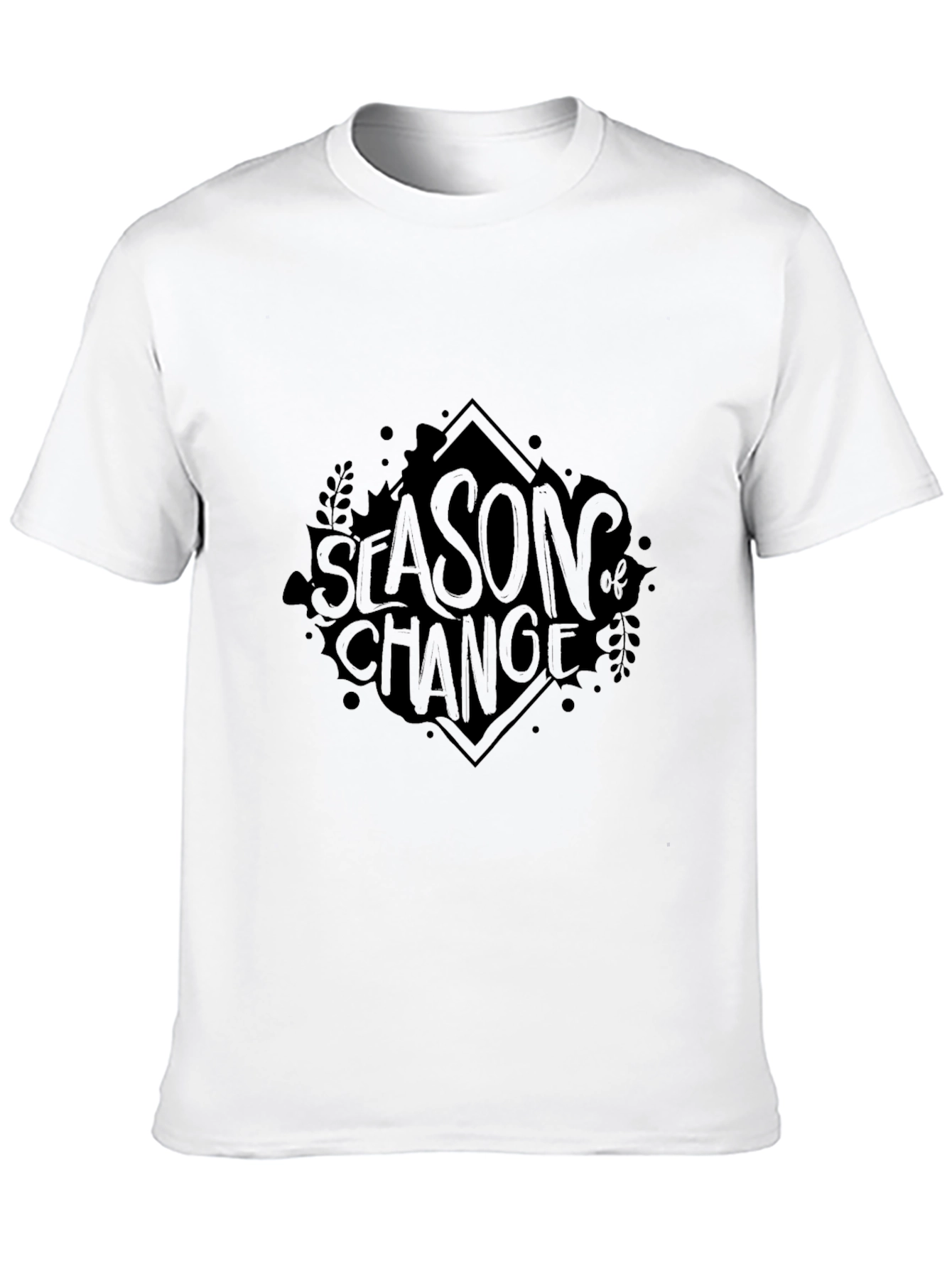 Season of Change Black Graphic Tee