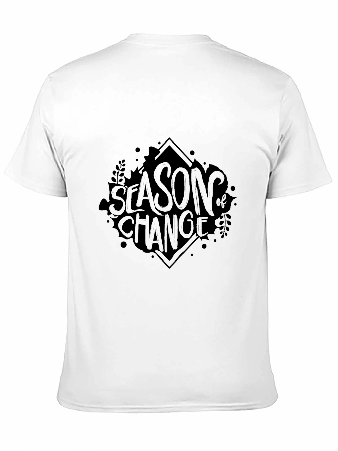 Season of Change Black Graphic Tee