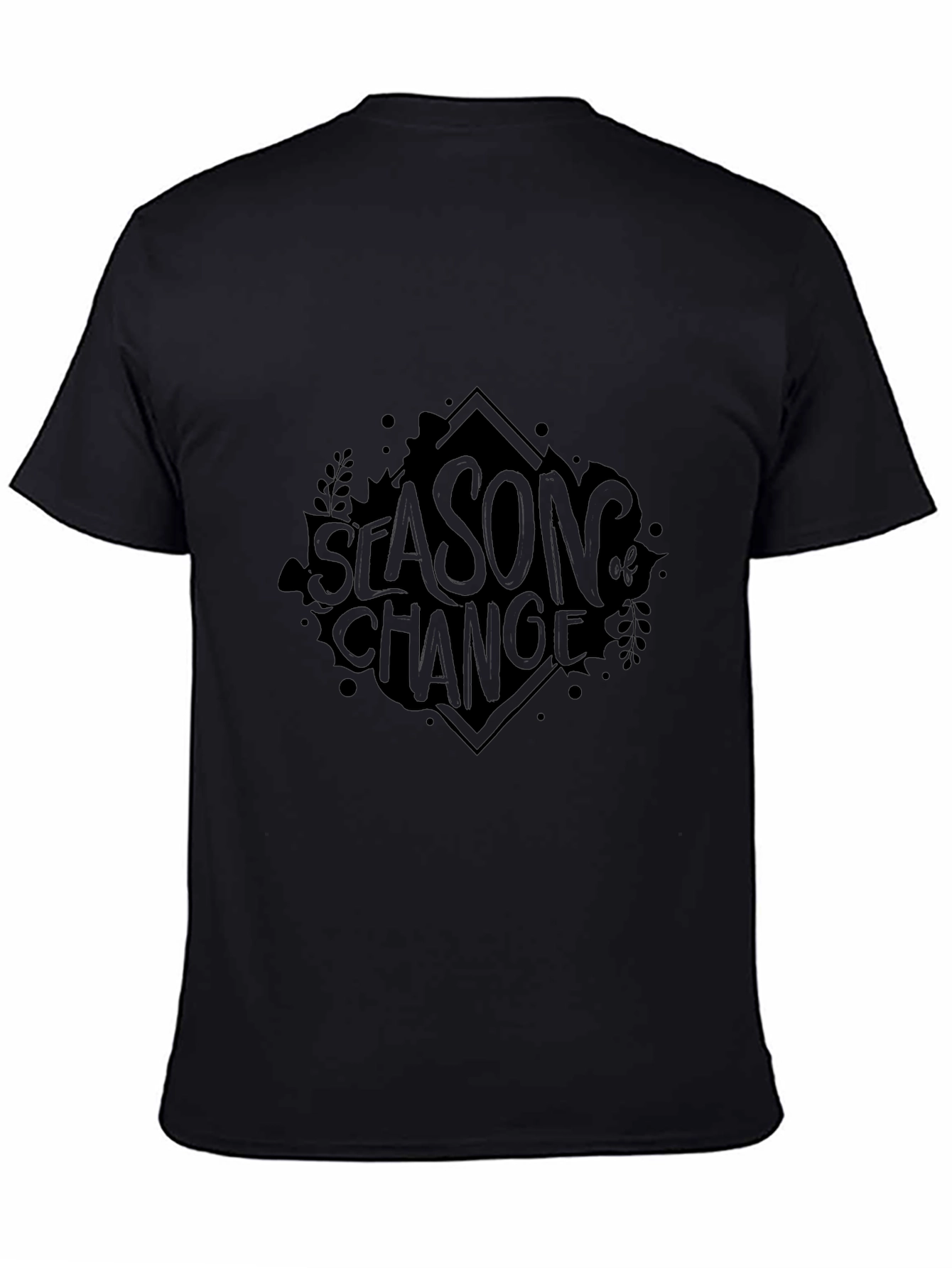 Season of Change Black Graphic Tee