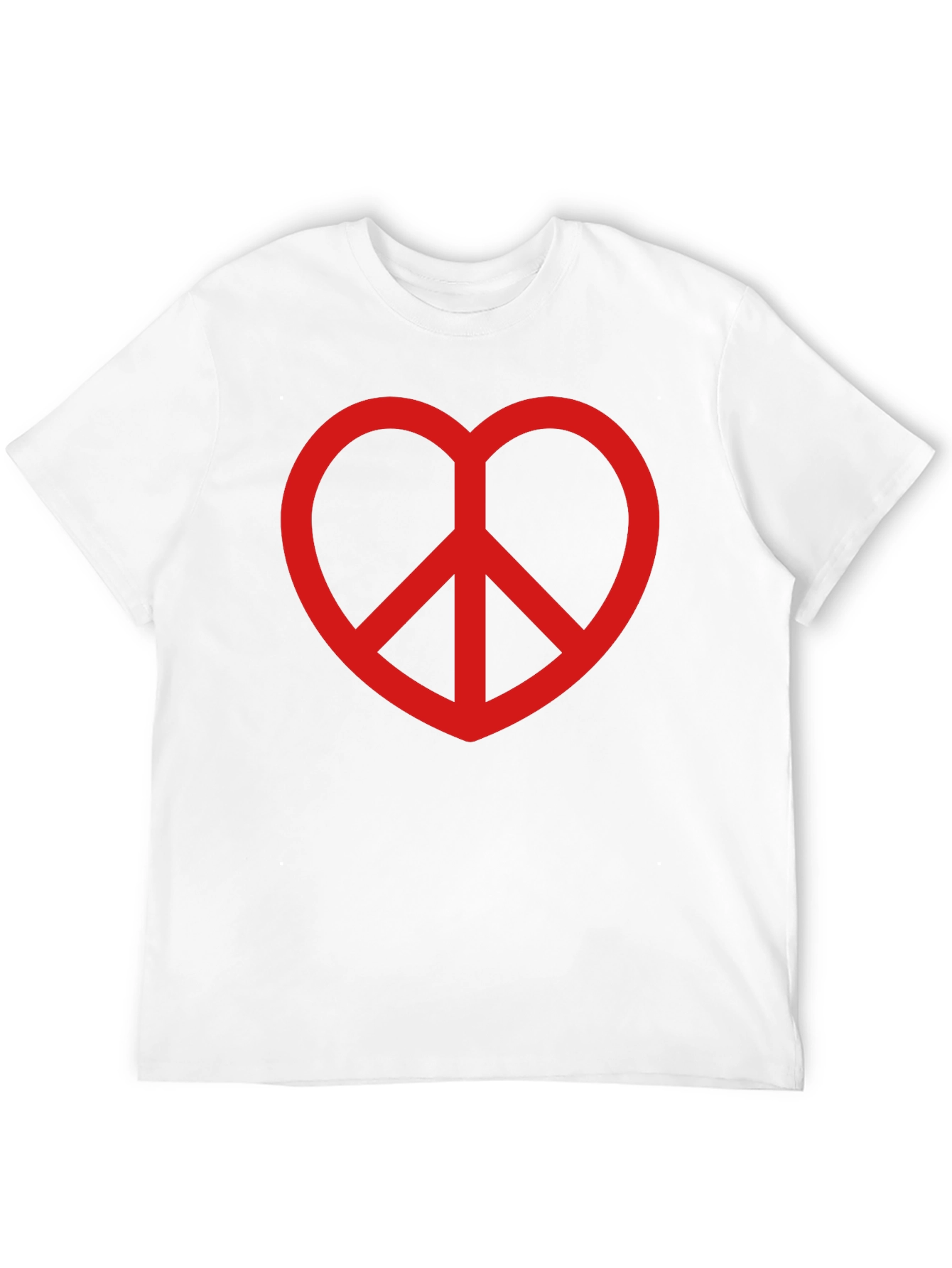 Peace Heart T-Shirt - Black