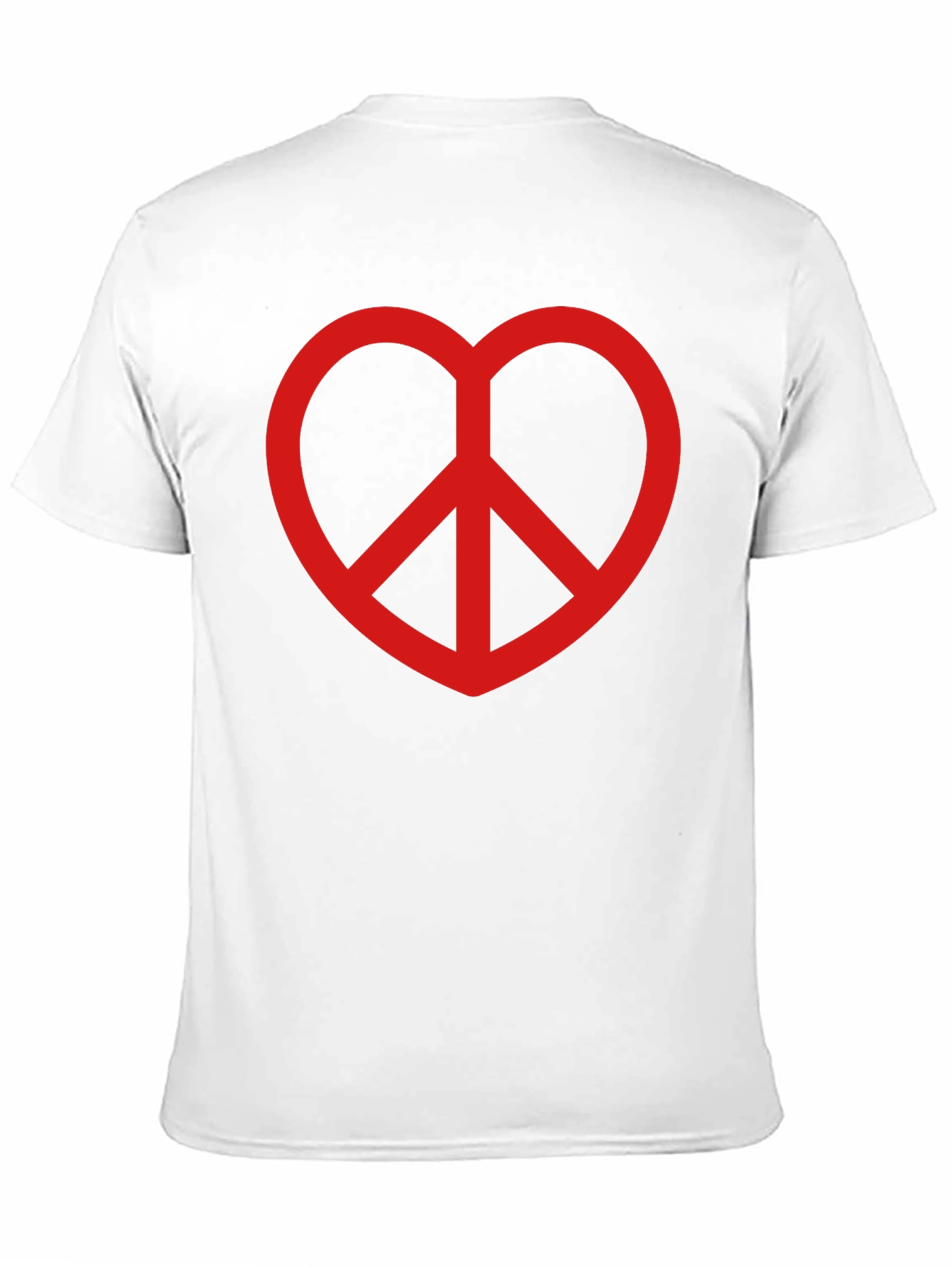 Peace Heart T-Shirt - Black