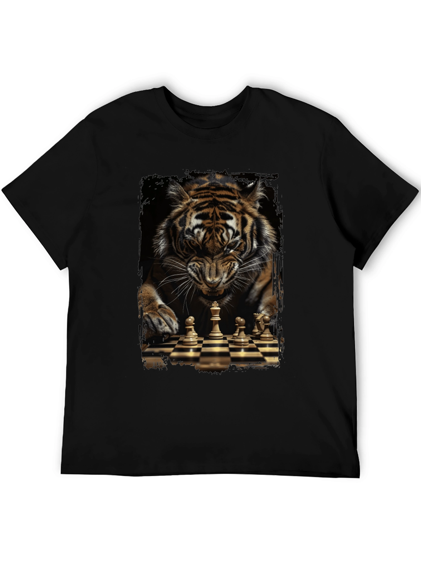Tiger Chess Graphic Tee - King of the Board