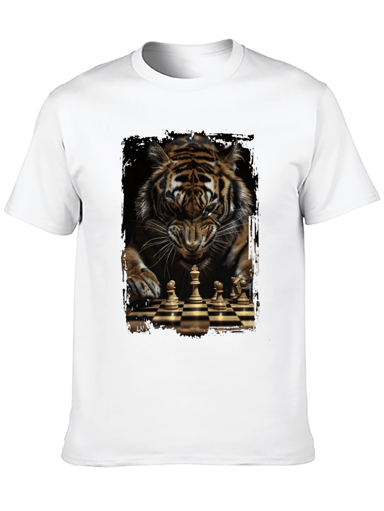 Tiger Chess Graphic Tee - King of the Board