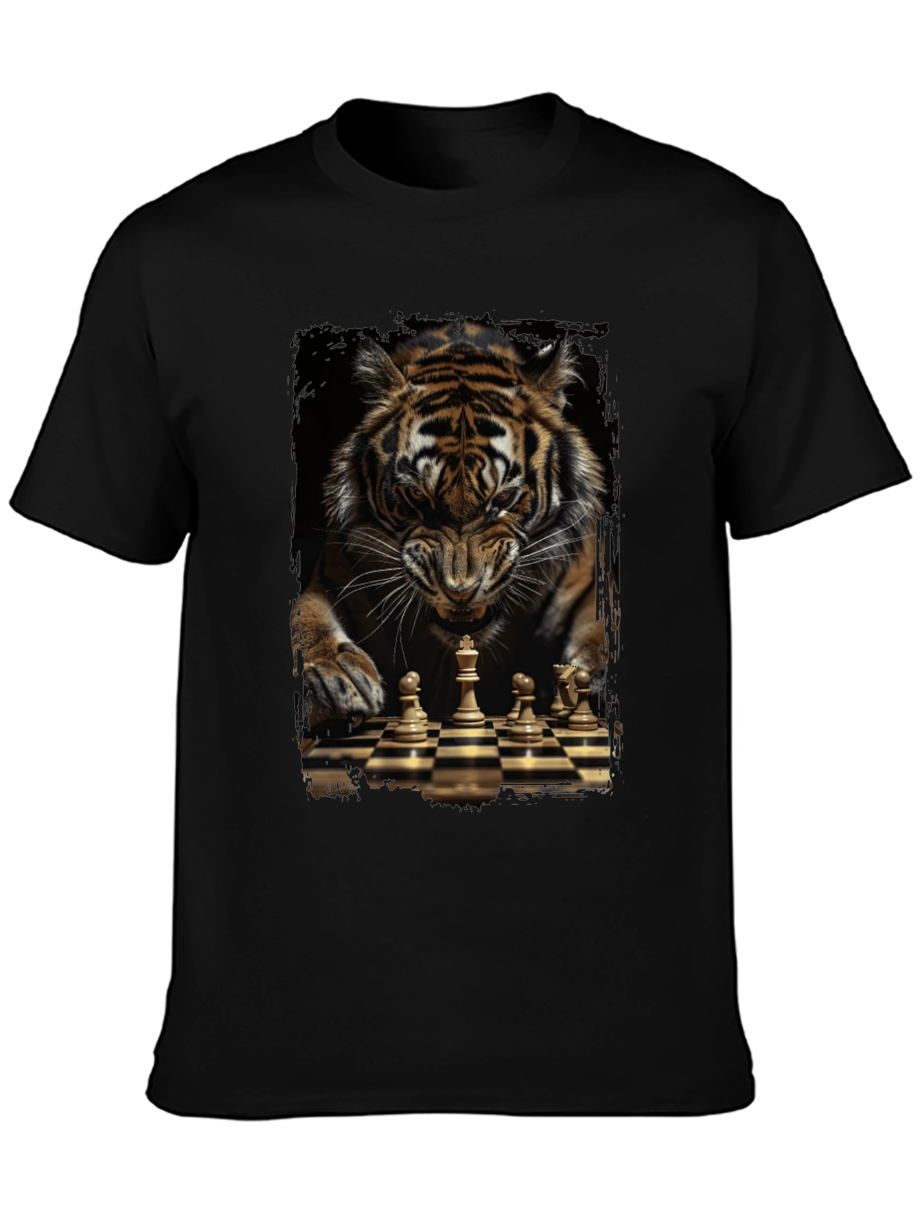 Tiger Chess Graphic Tee - King of the Board