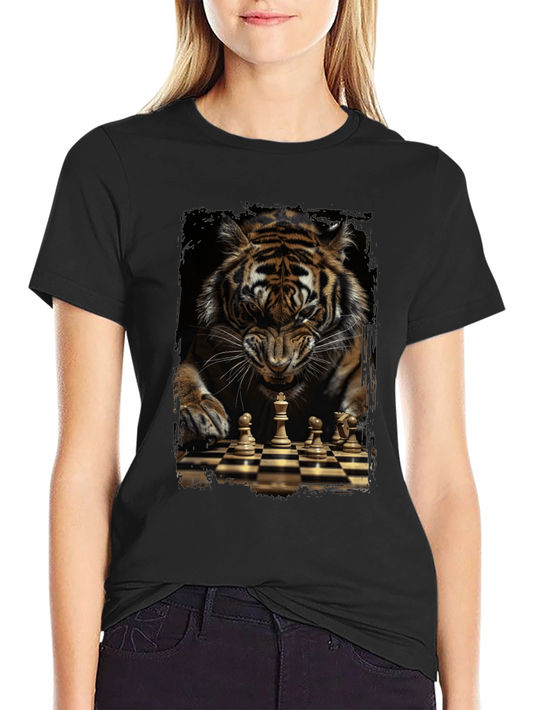 Tiger Chess Graphic Tee - King of the Board