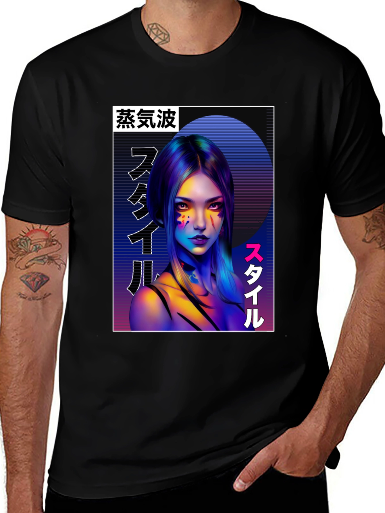 Vaporwave Style Graphic Tee
