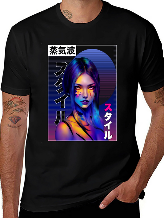 Vaporwave Style Graphic Tee