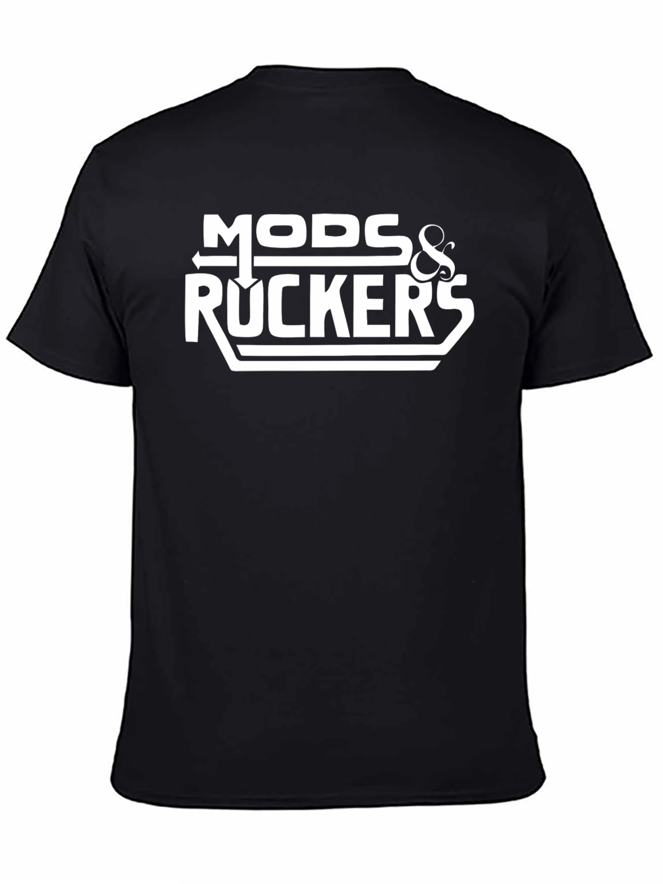 Mods & Rockers Graphic T-Shirt - Cool Retro Design