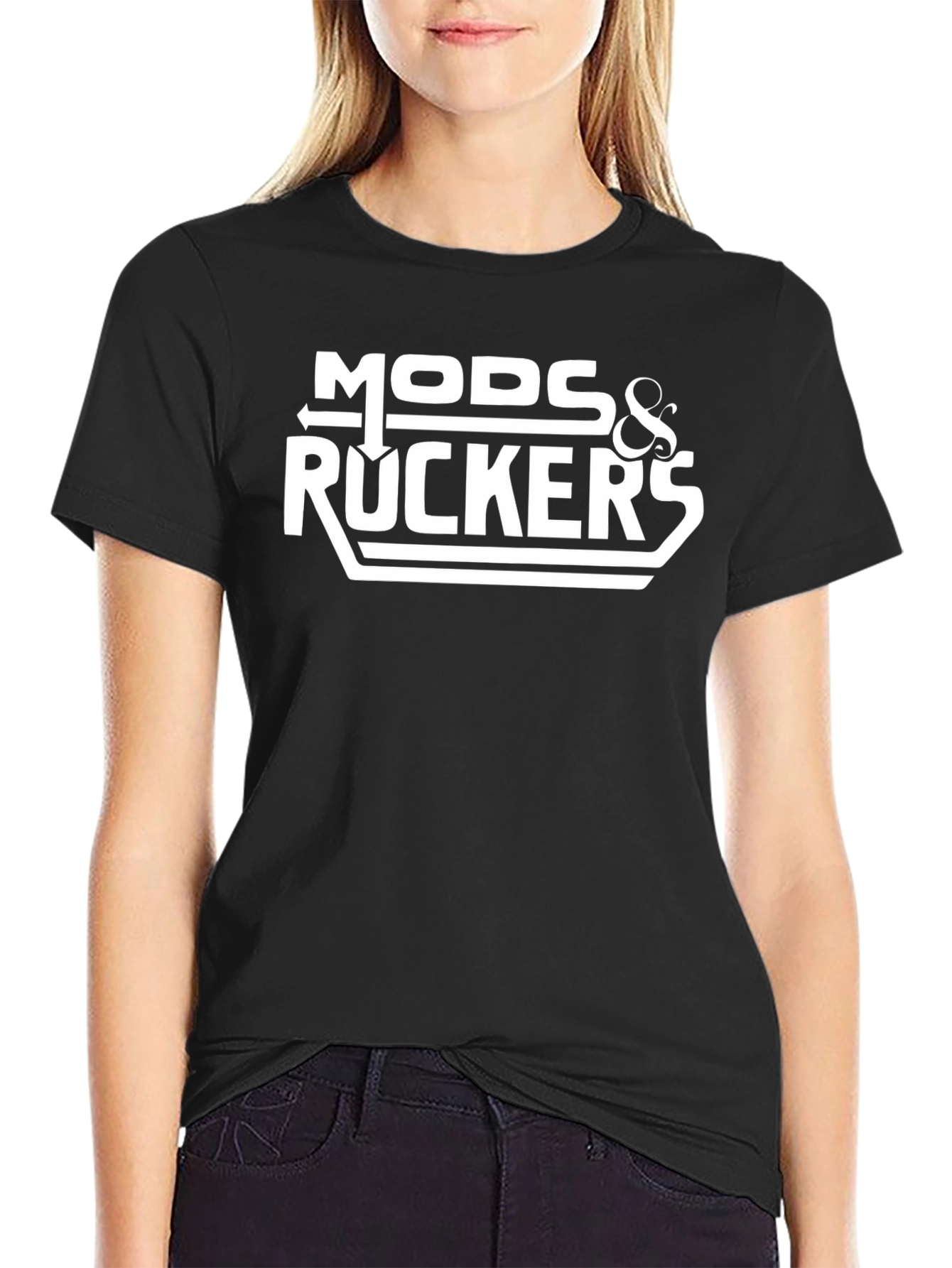 Mods & Rockers Graphic T-Shirt - Cool Retro Design