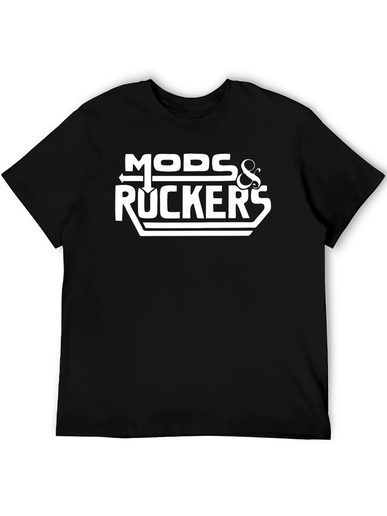 Mods & Rockers Graphic T-Shirt - Cool Retro Design