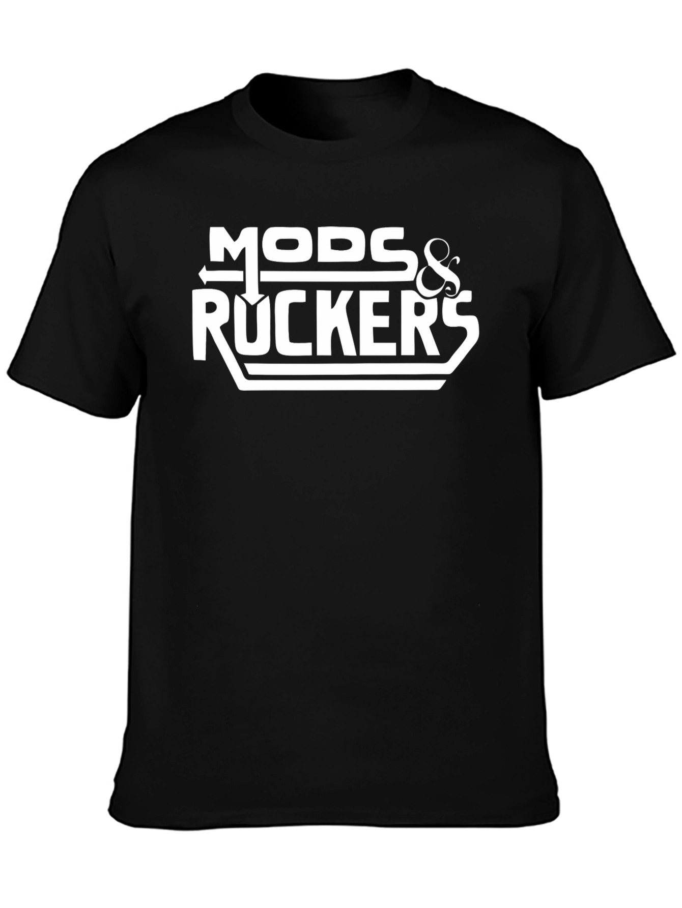 Mods & Rockers Graphic T-Shirt - Cool Retro Design