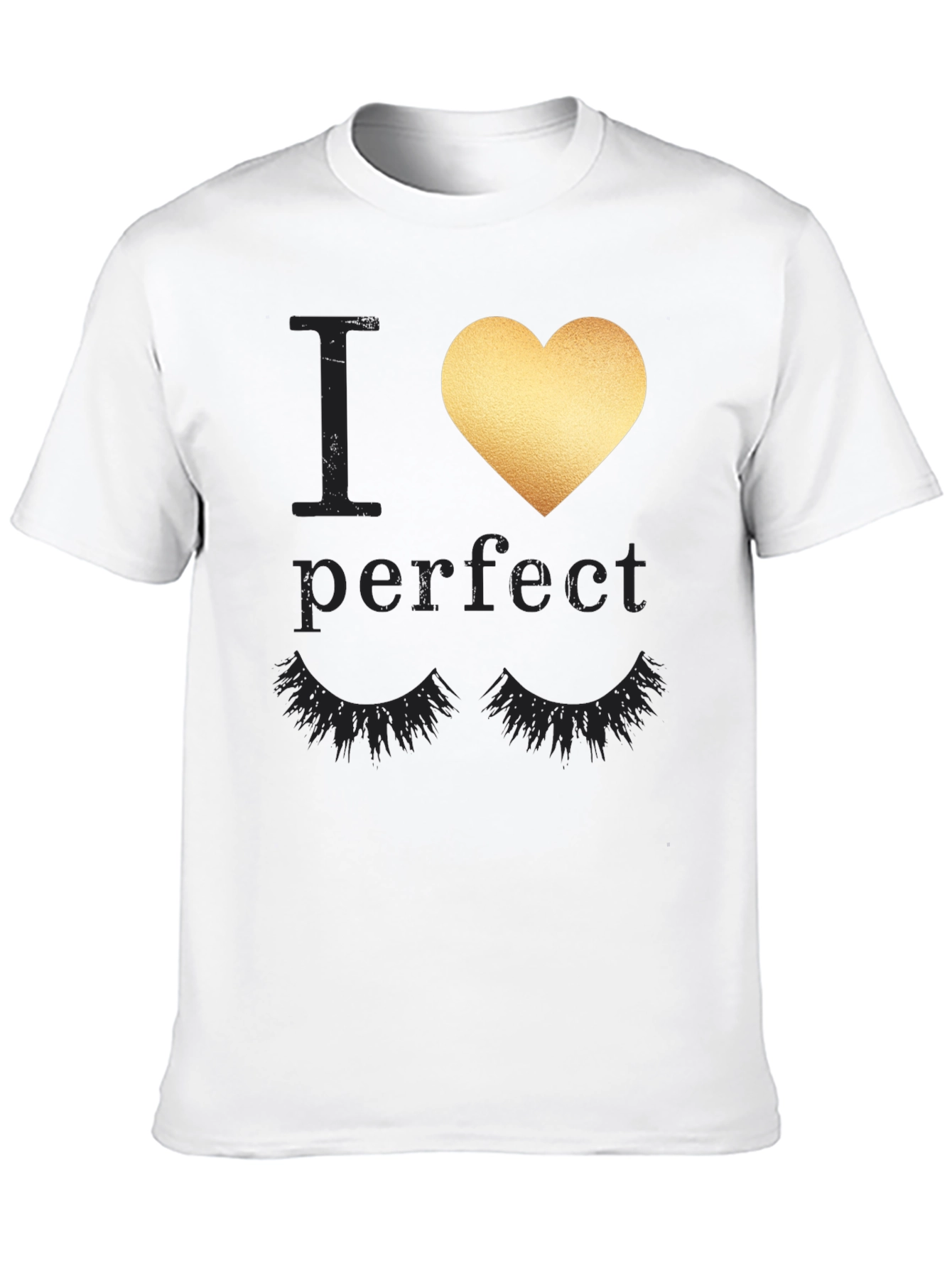 I Heart Lashes Graphic Tee - Stylish and Fun