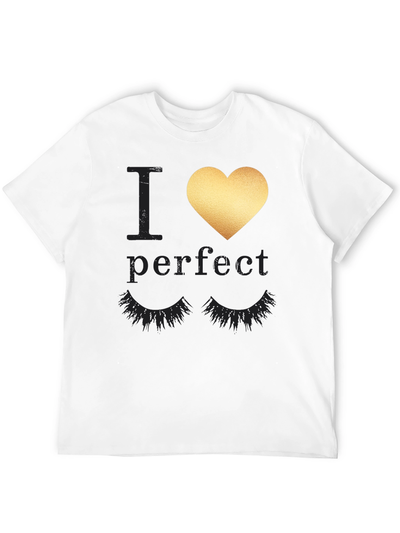 I Heart Lashes Graphic Tee - Stylish and Fun