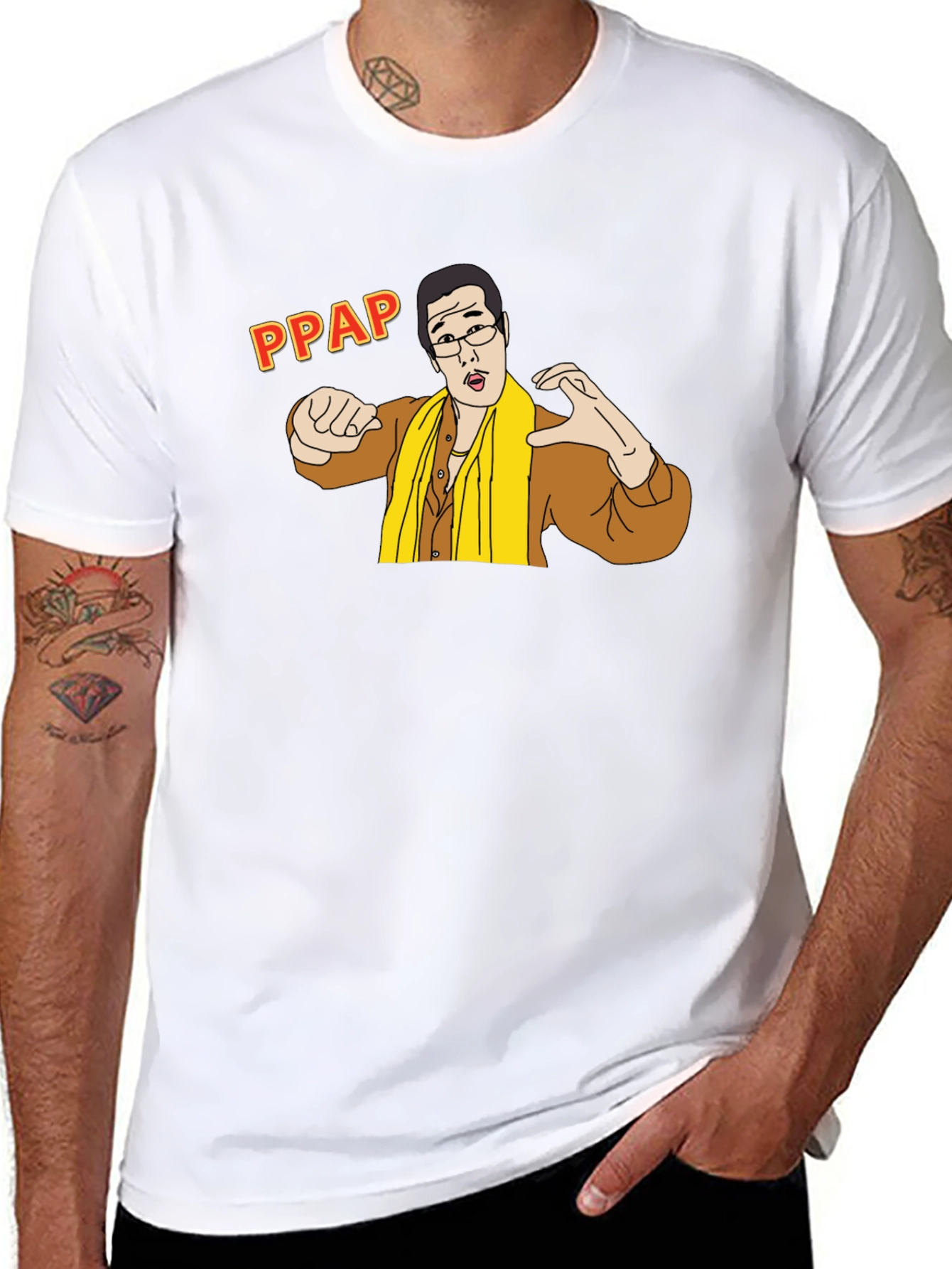 PPAP Graphic T-Shirt - Pen Pineapple Apple Pen