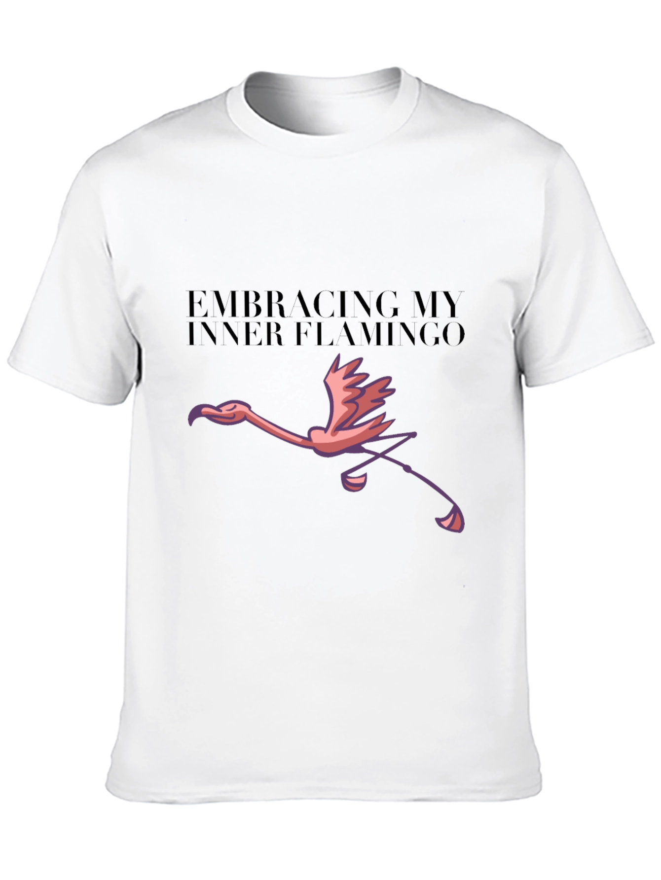 Embracing Inner Flamingo Graphic Tee