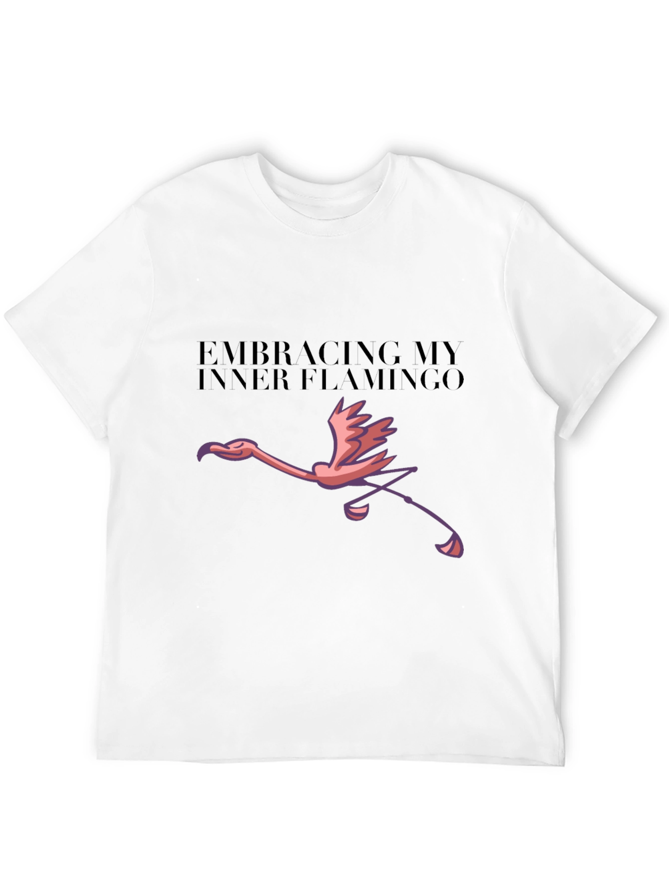 Embracing Inner Flamingo Graphic Tee