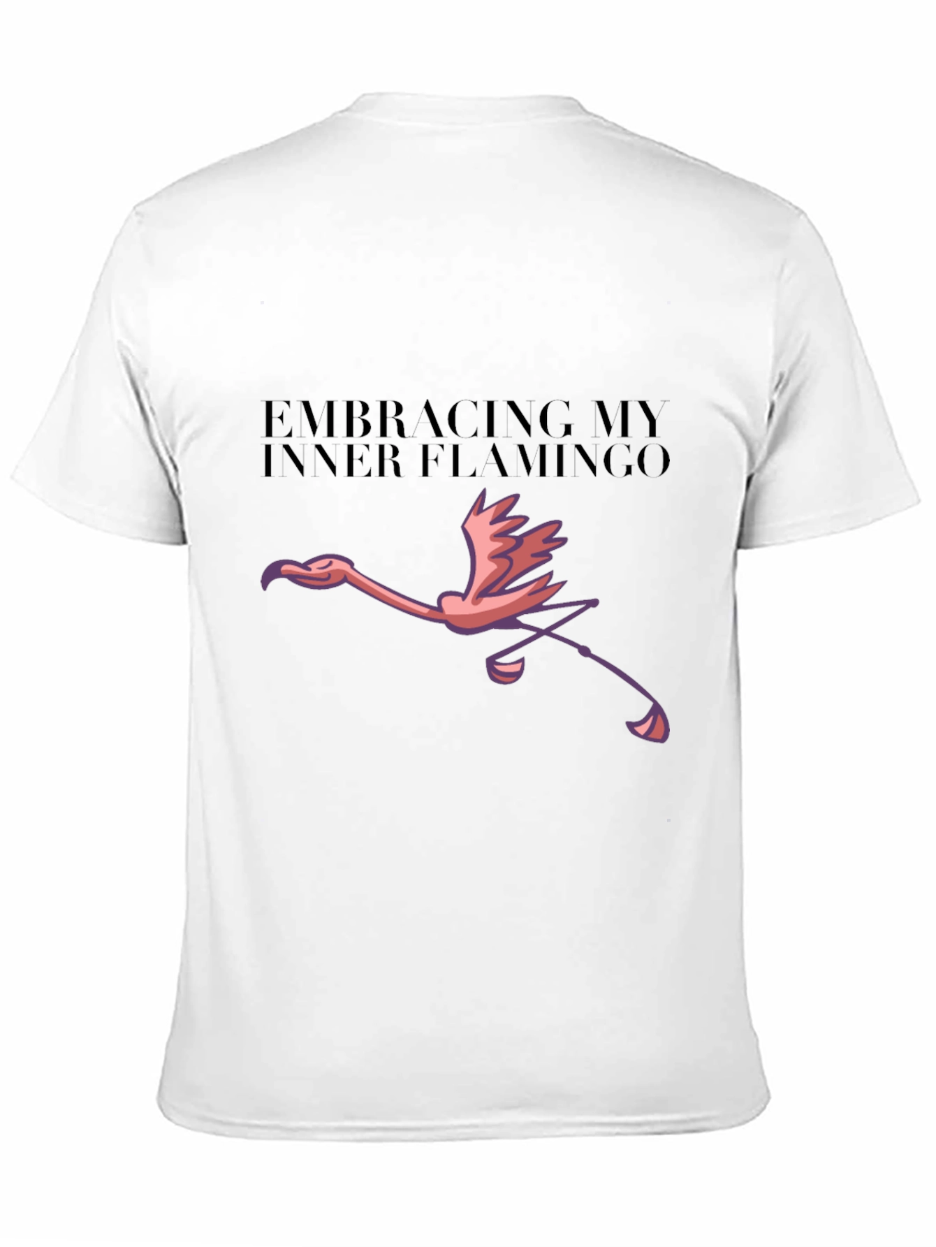 Embracing Inner Flamingo Graphic Tee