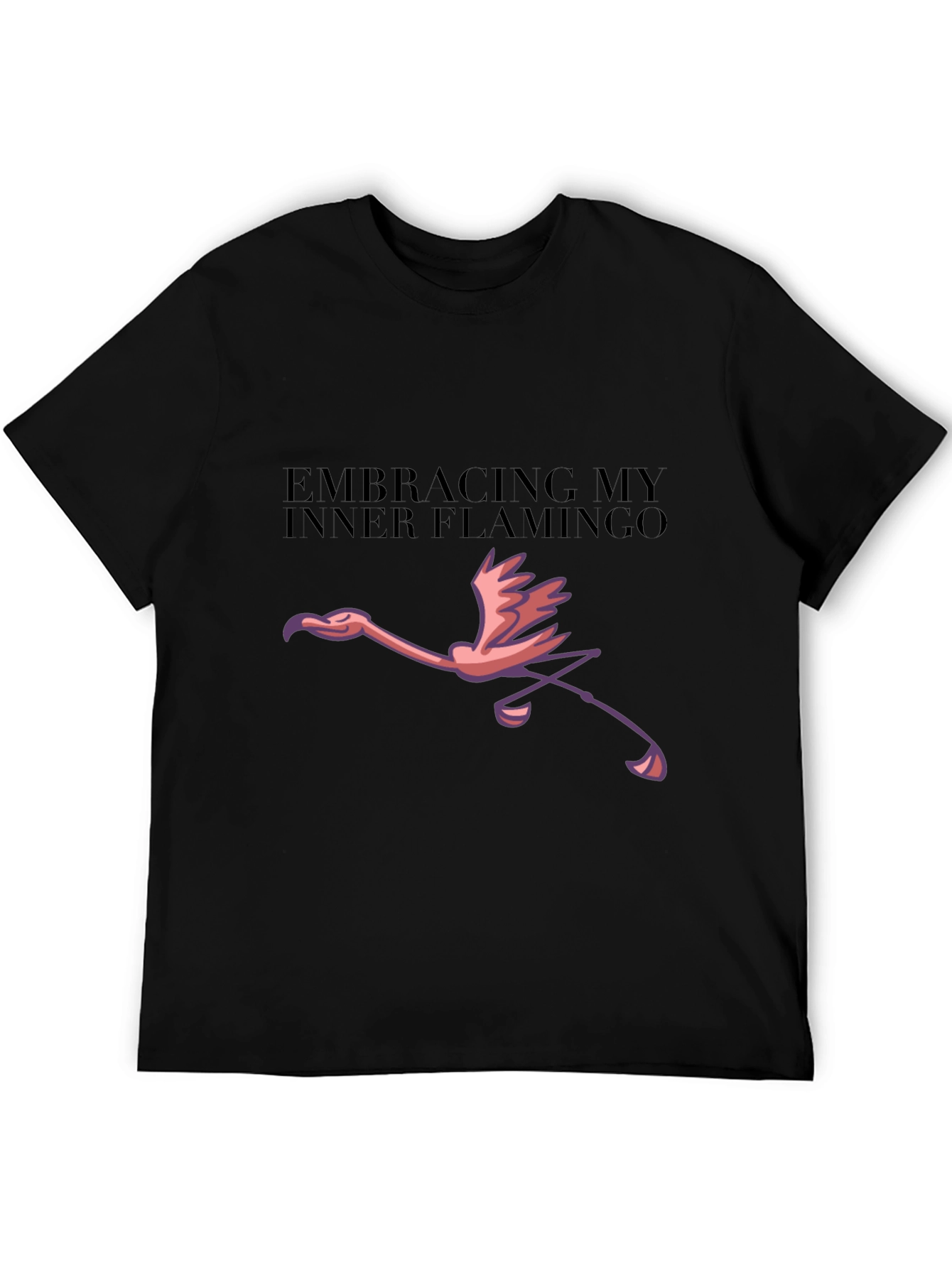 Embracing Inner Flamingo Graphic Tee