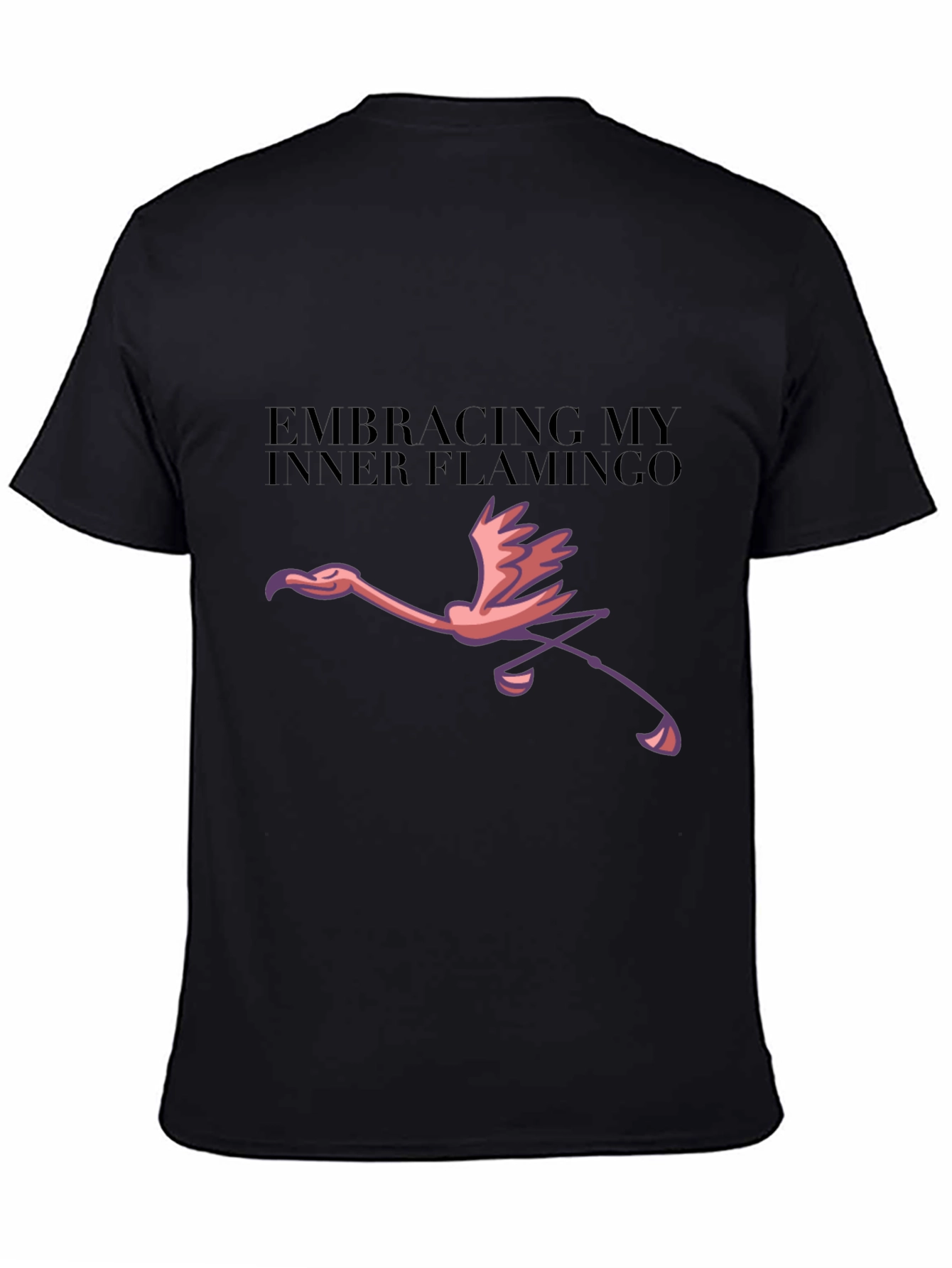 Embracing Inner Flamingo Graphic Tee