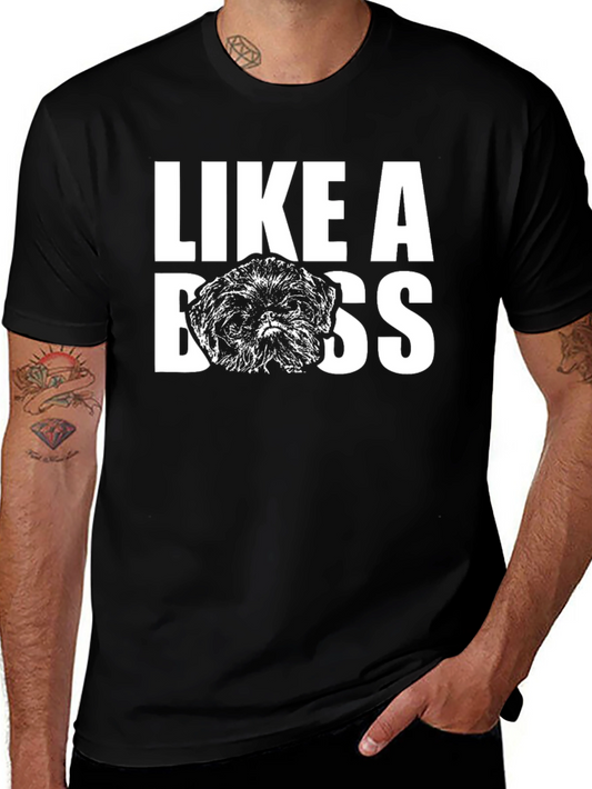 Like A Boss Shih Tzu T-Shirt