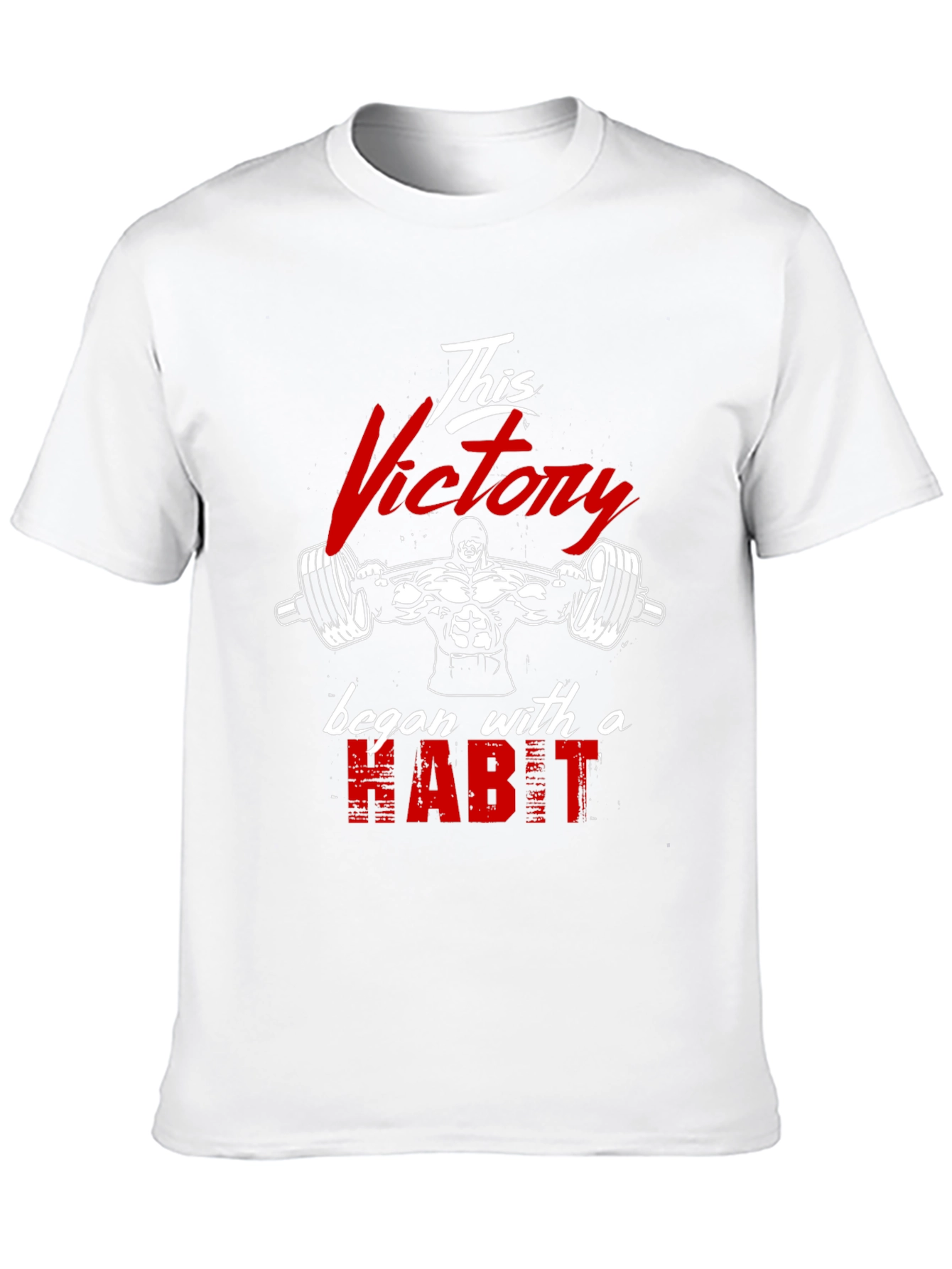 Victory Habit Gym T-Shirt - Fitness Motivation
