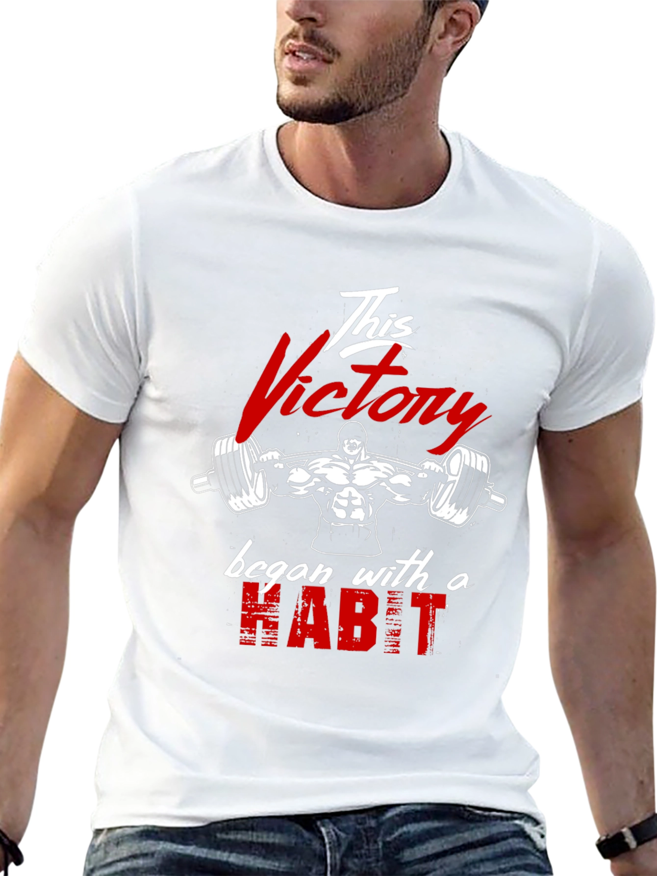 Victory Habit Gym T-Shirt - Fitness Motivation