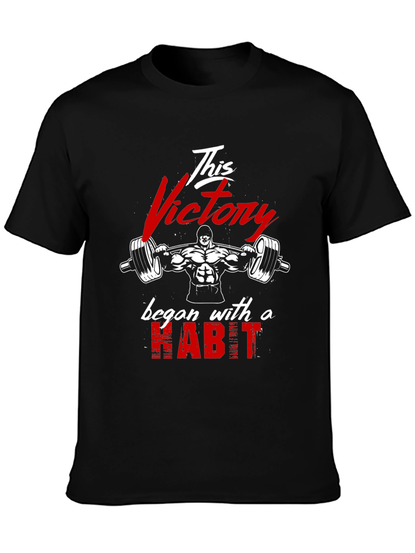 Victory Habit Gym T-Shirt - Fitness Motivation