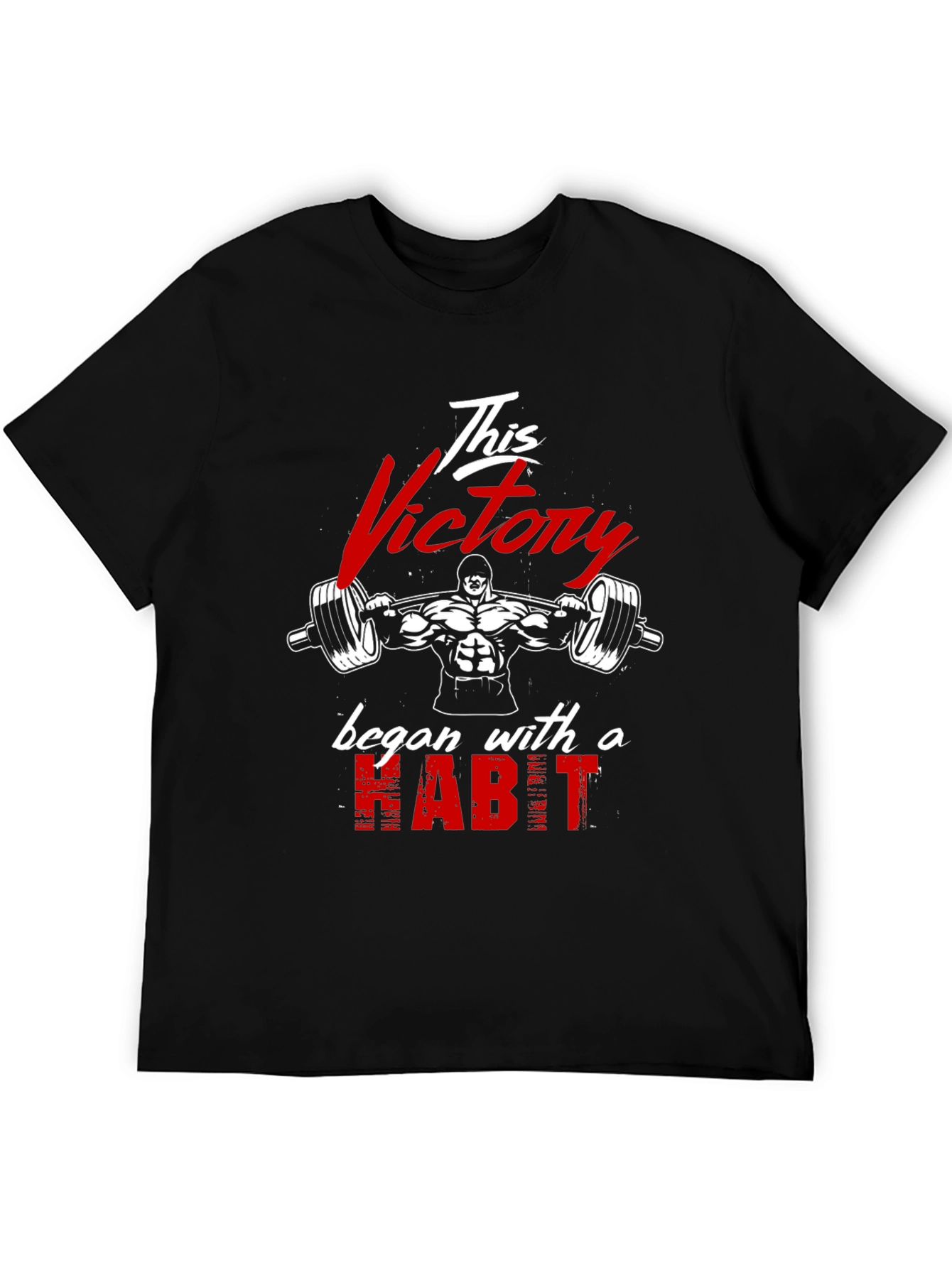 Victory Habit Gym T-Shirt - Fitness Motivation