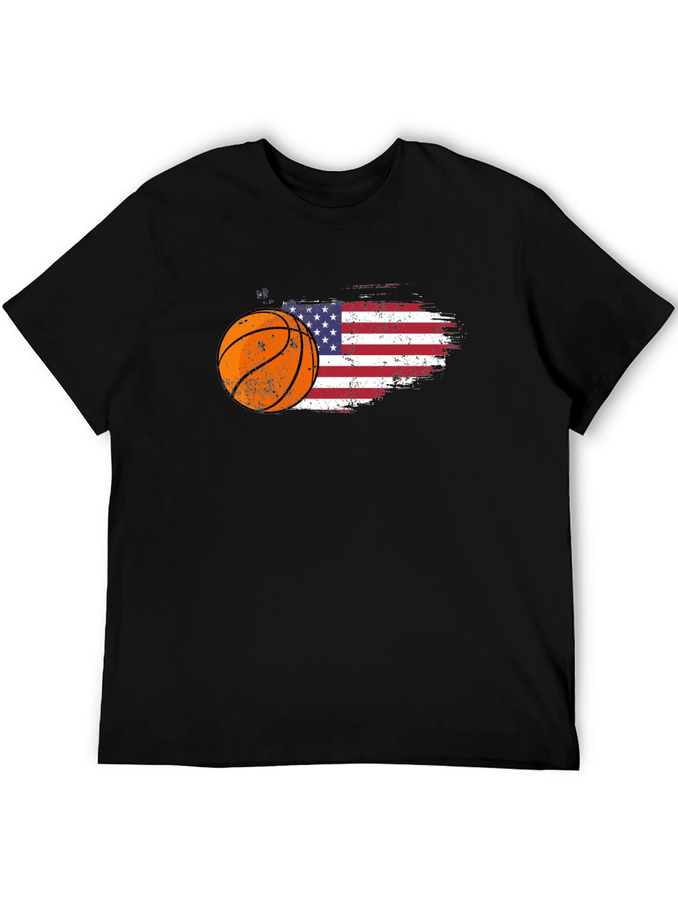 Basketball USA Flag Graphic Tee