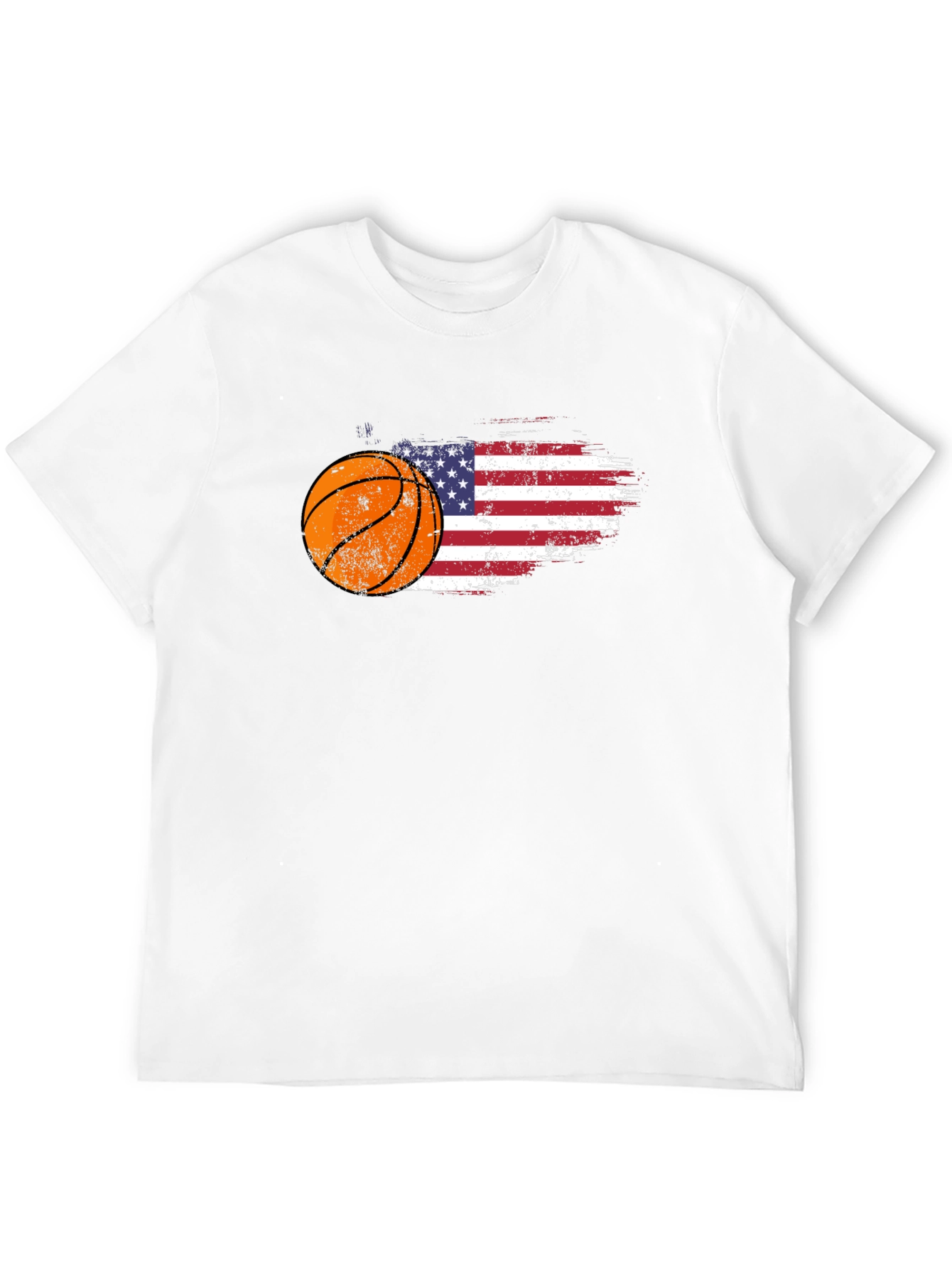 Basketball USA Flag Graphic Tee