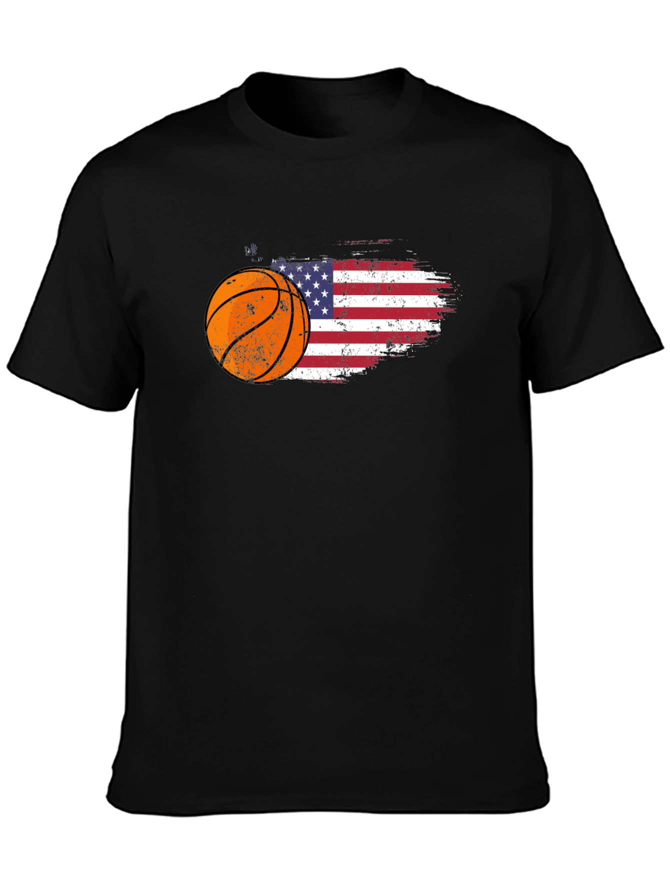 Basketball USA Flag Graphic Tee