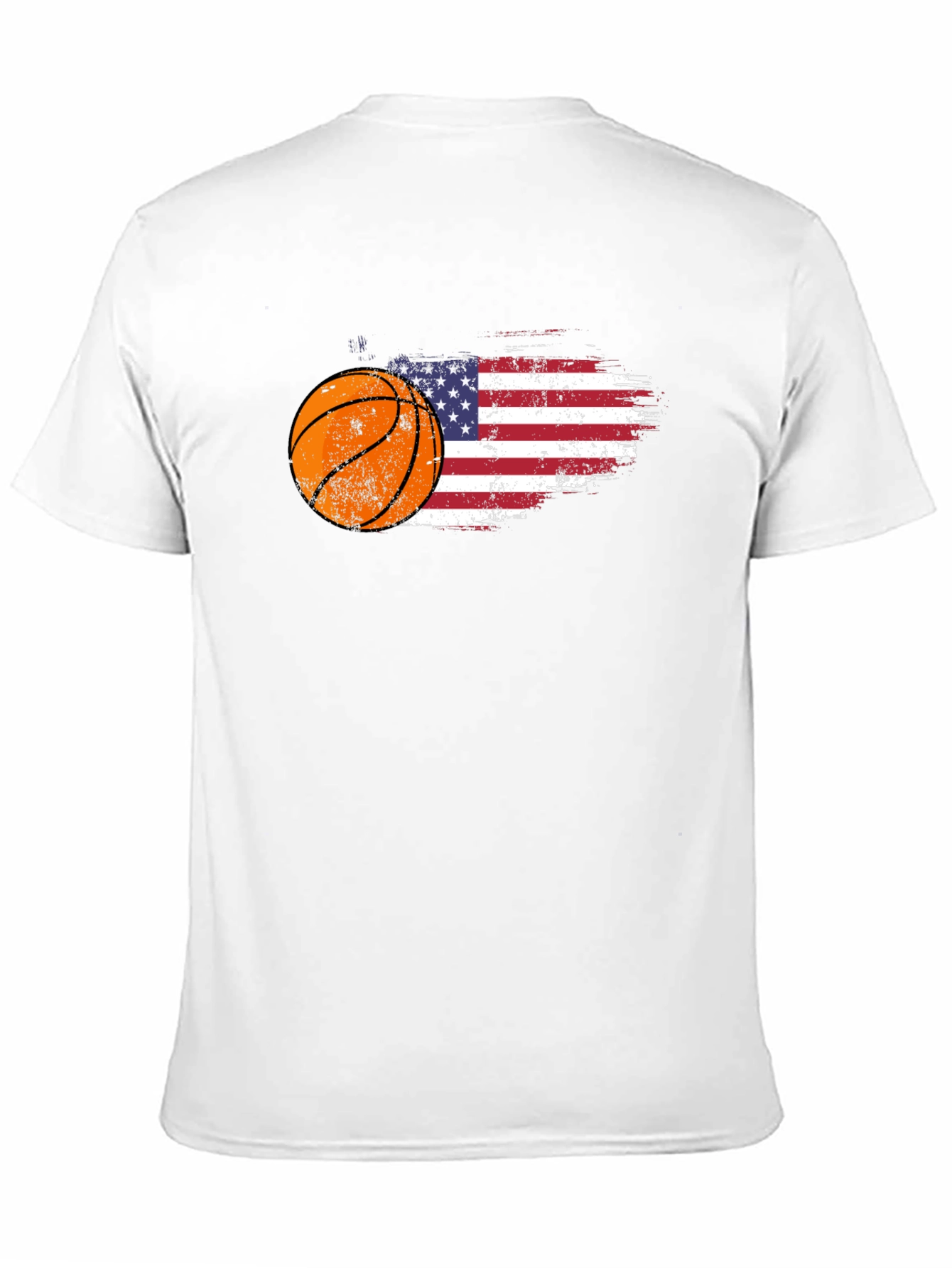 Basketball USA Flag Graphic Tee