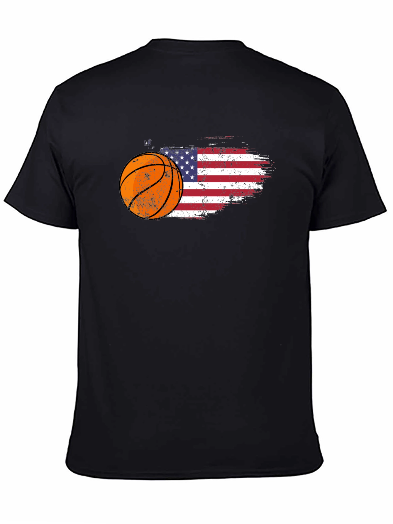 Basketball USA Flag Graphic Tee