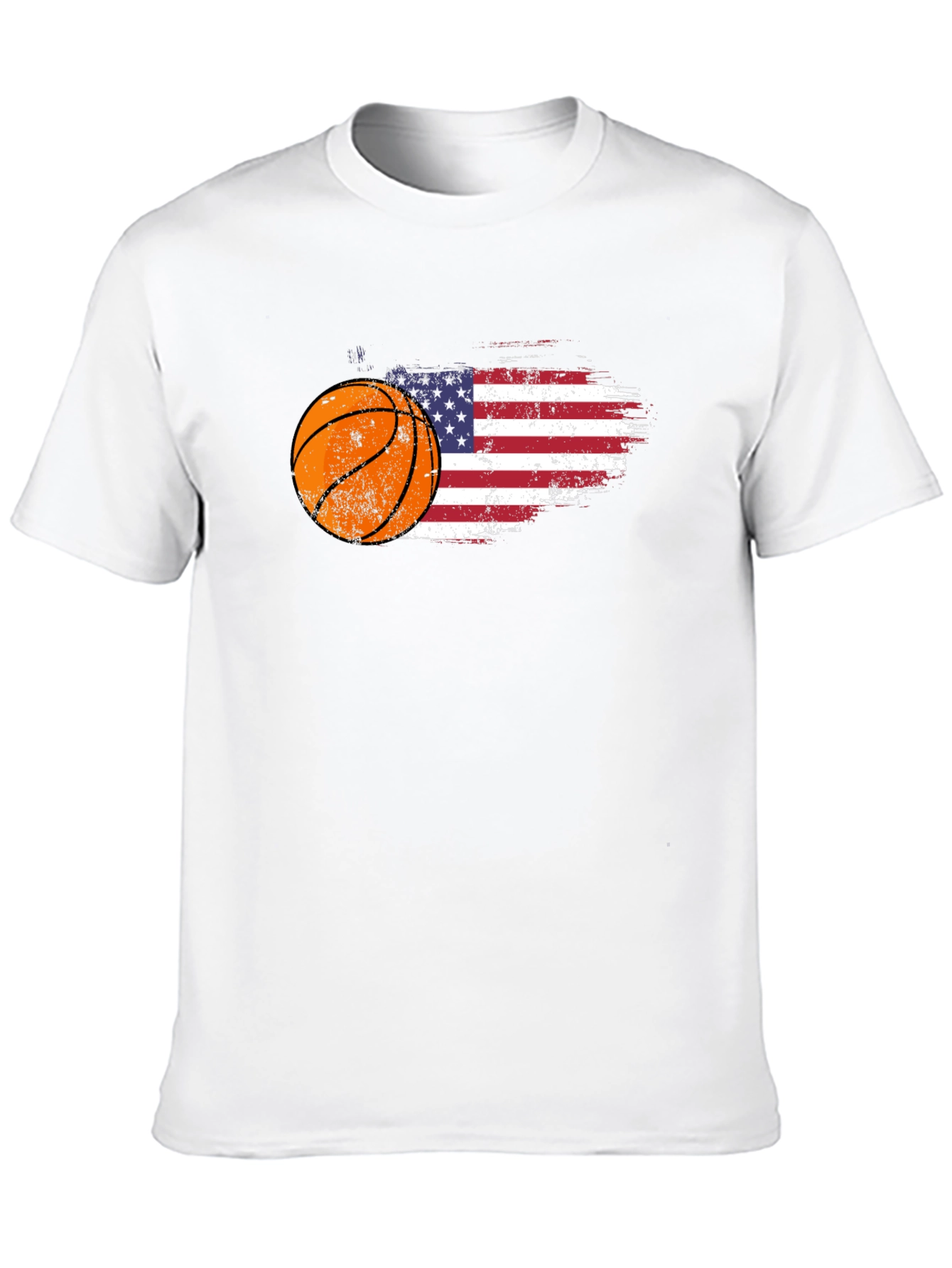 Basketball USA Flag Graphic Tee