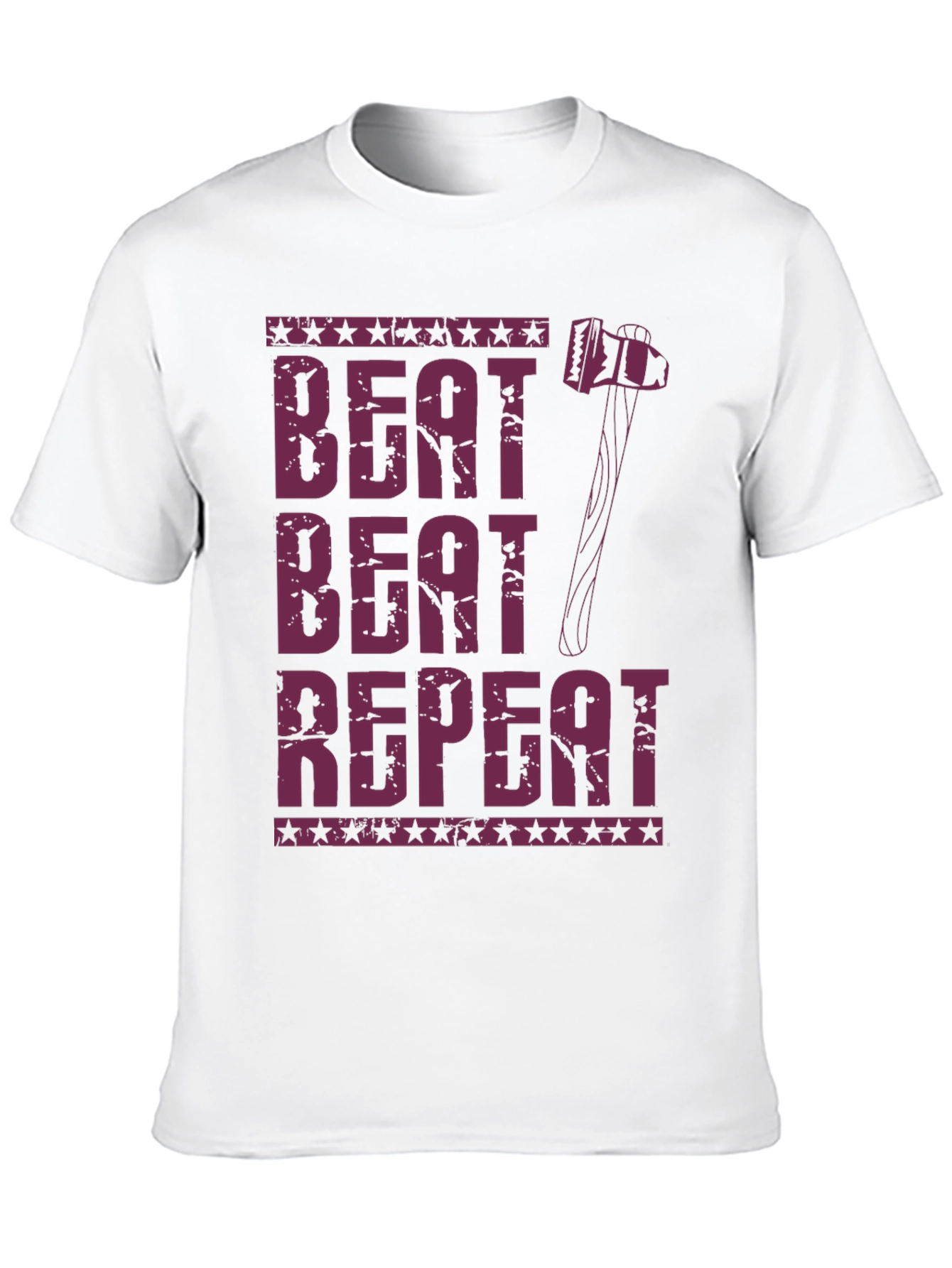 Beat Beat Repeat Hammer Graphic T-Shirt