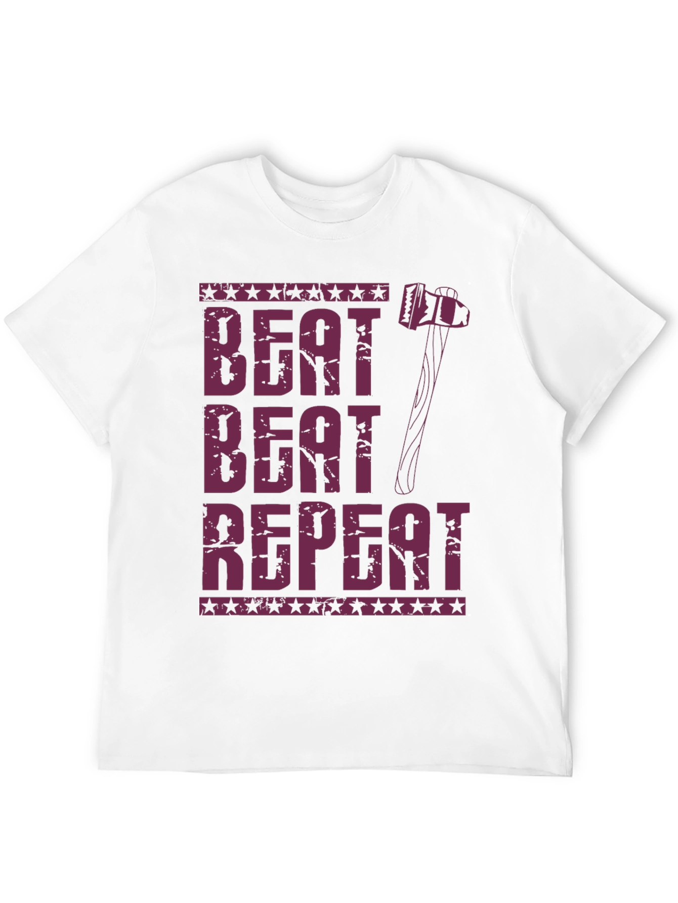 Beat Beat Repeat Hammer Graphic T-Shirt