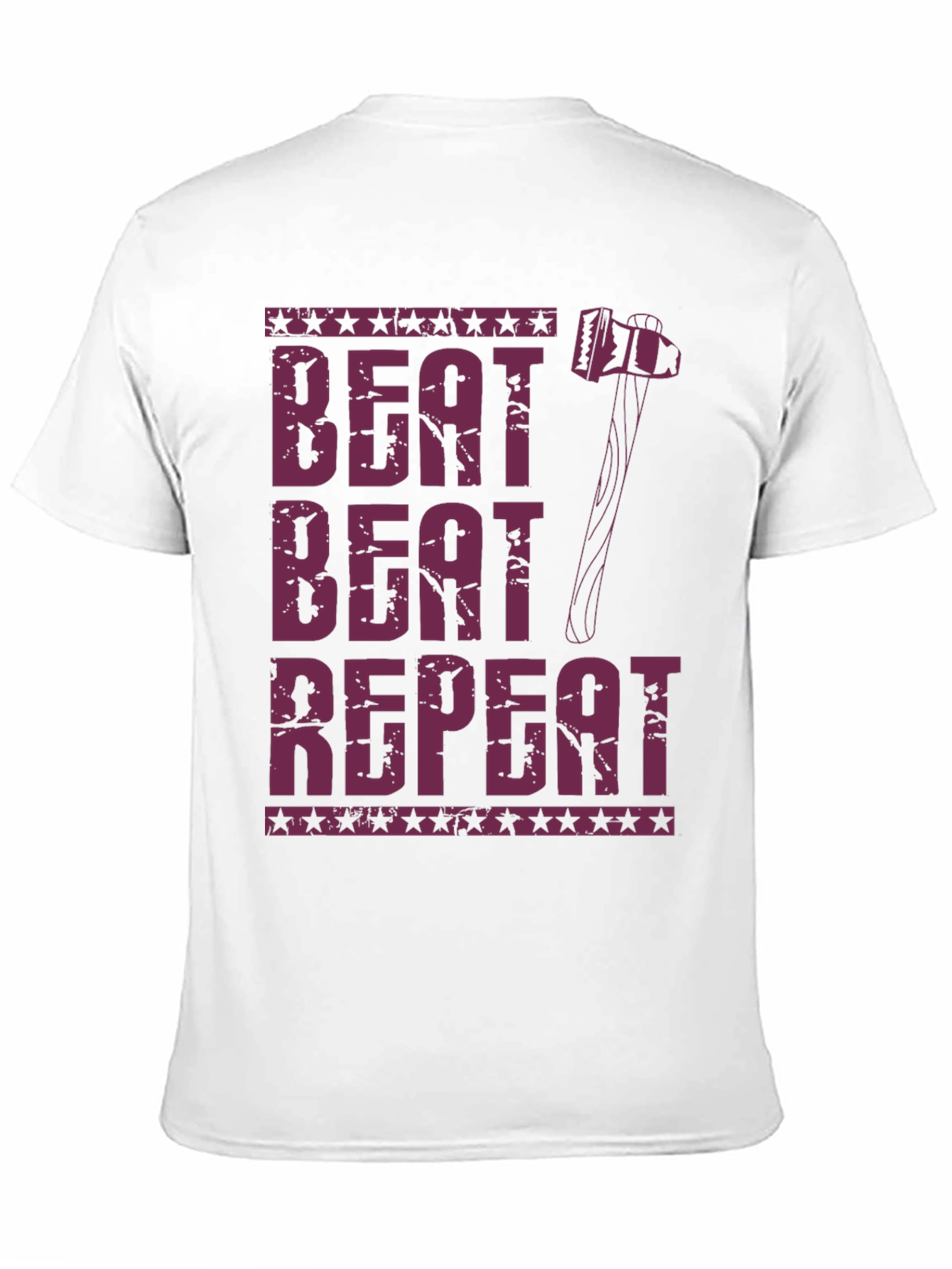 Beat Beat Repeat Hammer Graphic T-Shirt