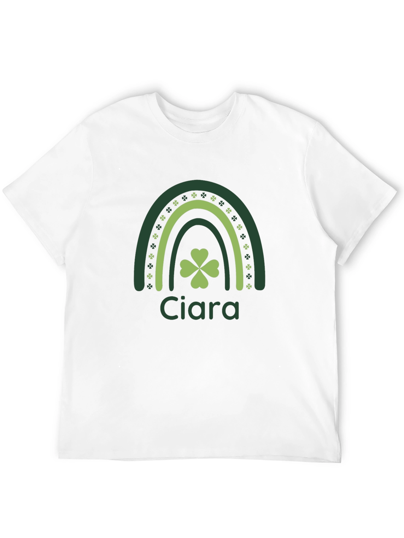 Personalized St. Patricks Day Rainbow T-Shirt