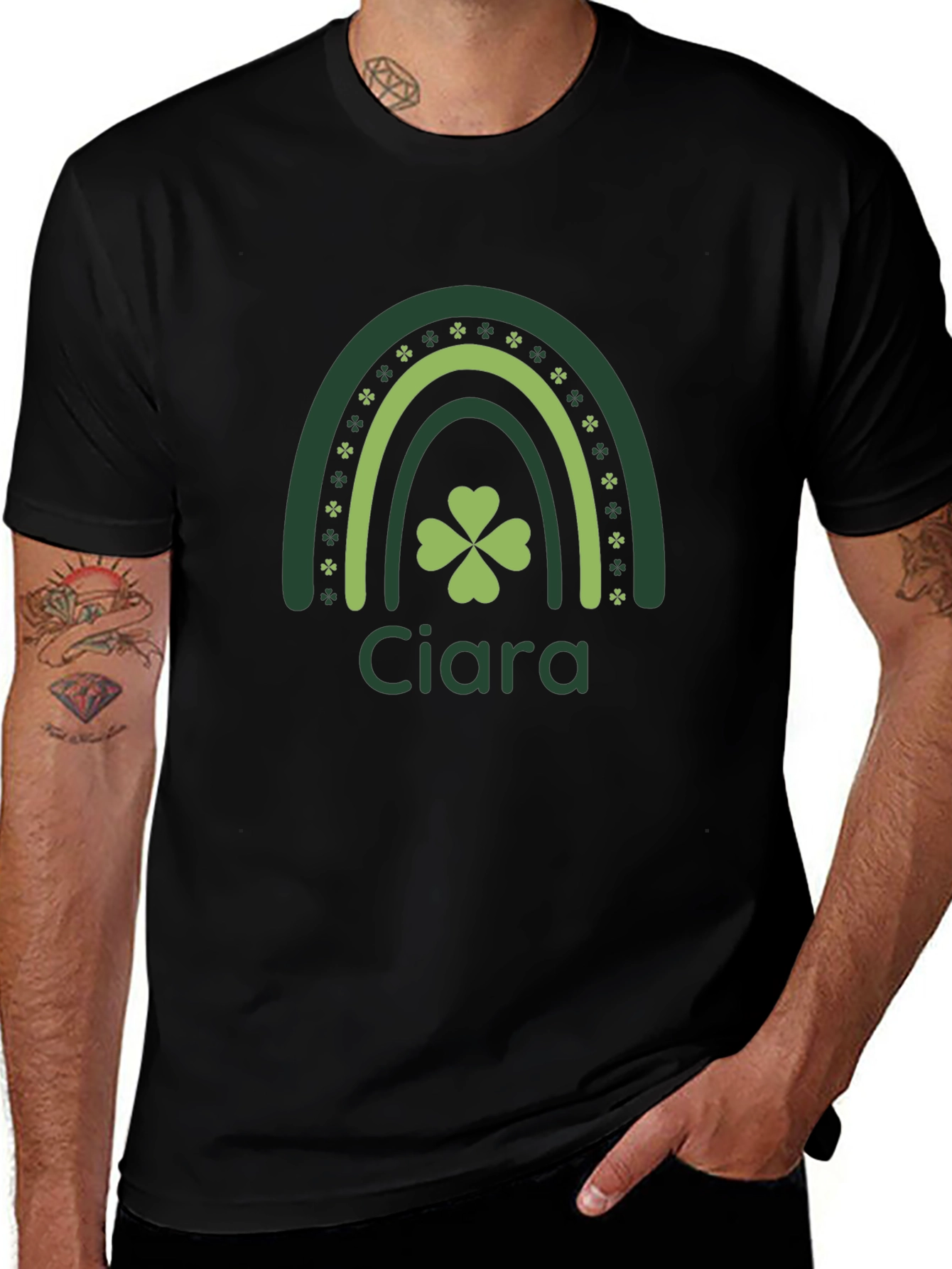 Personalized St. Patricks Day Rainbow T-Shirt