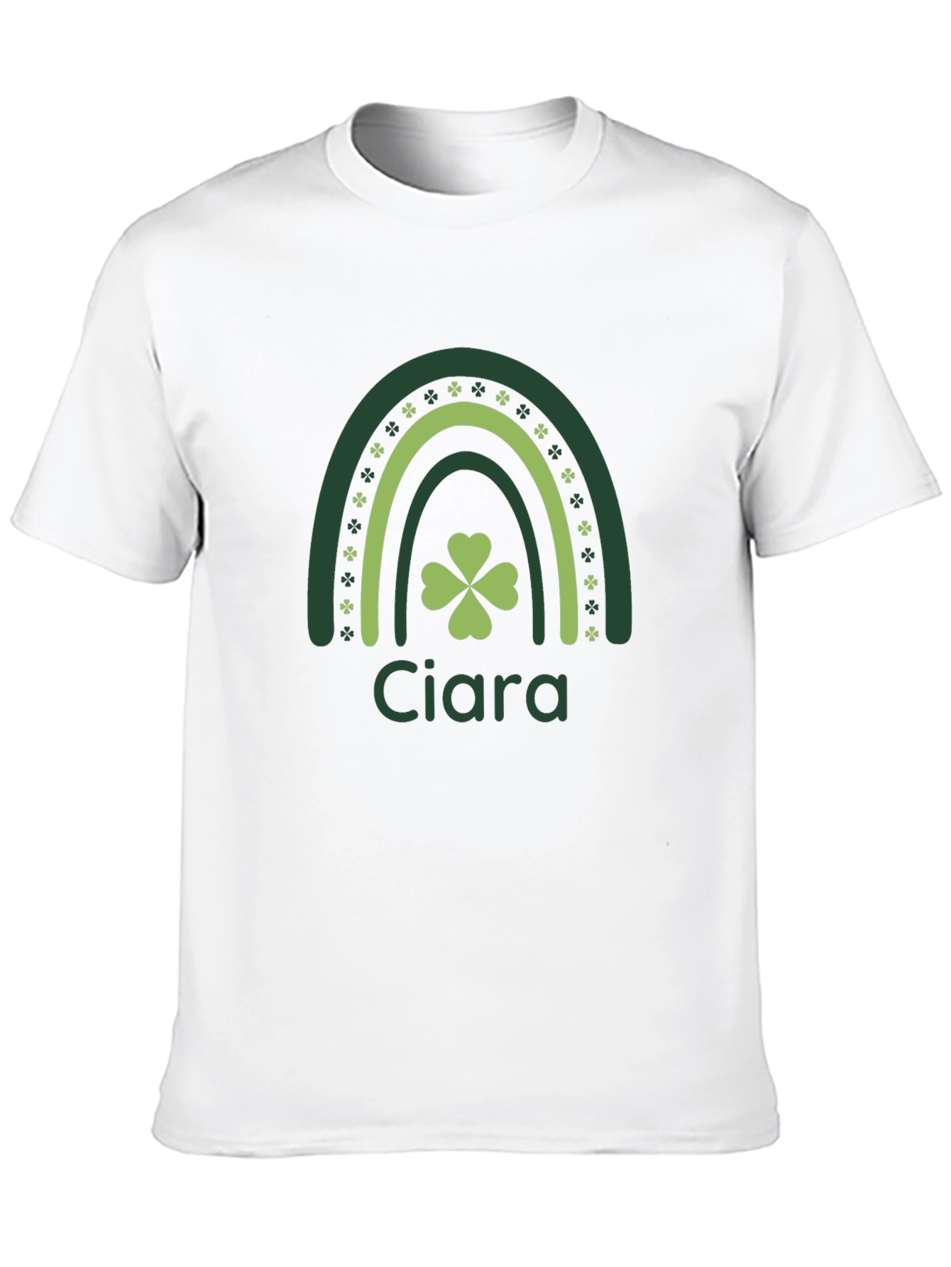 Personalized St. Patricks Day Rainbow T-Shirt