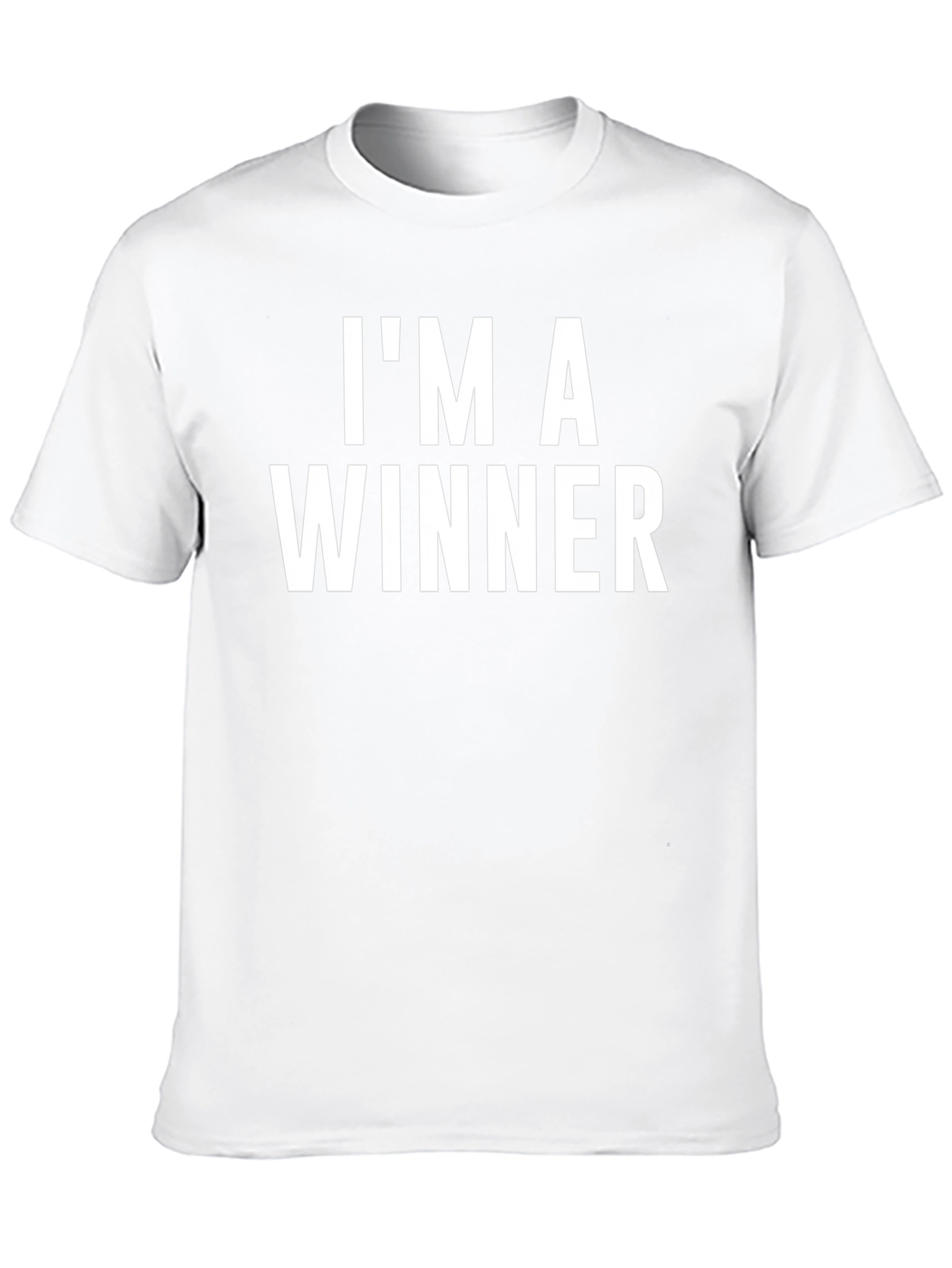 Im A Winner Graphic Tee - Mens Black T-Shirt