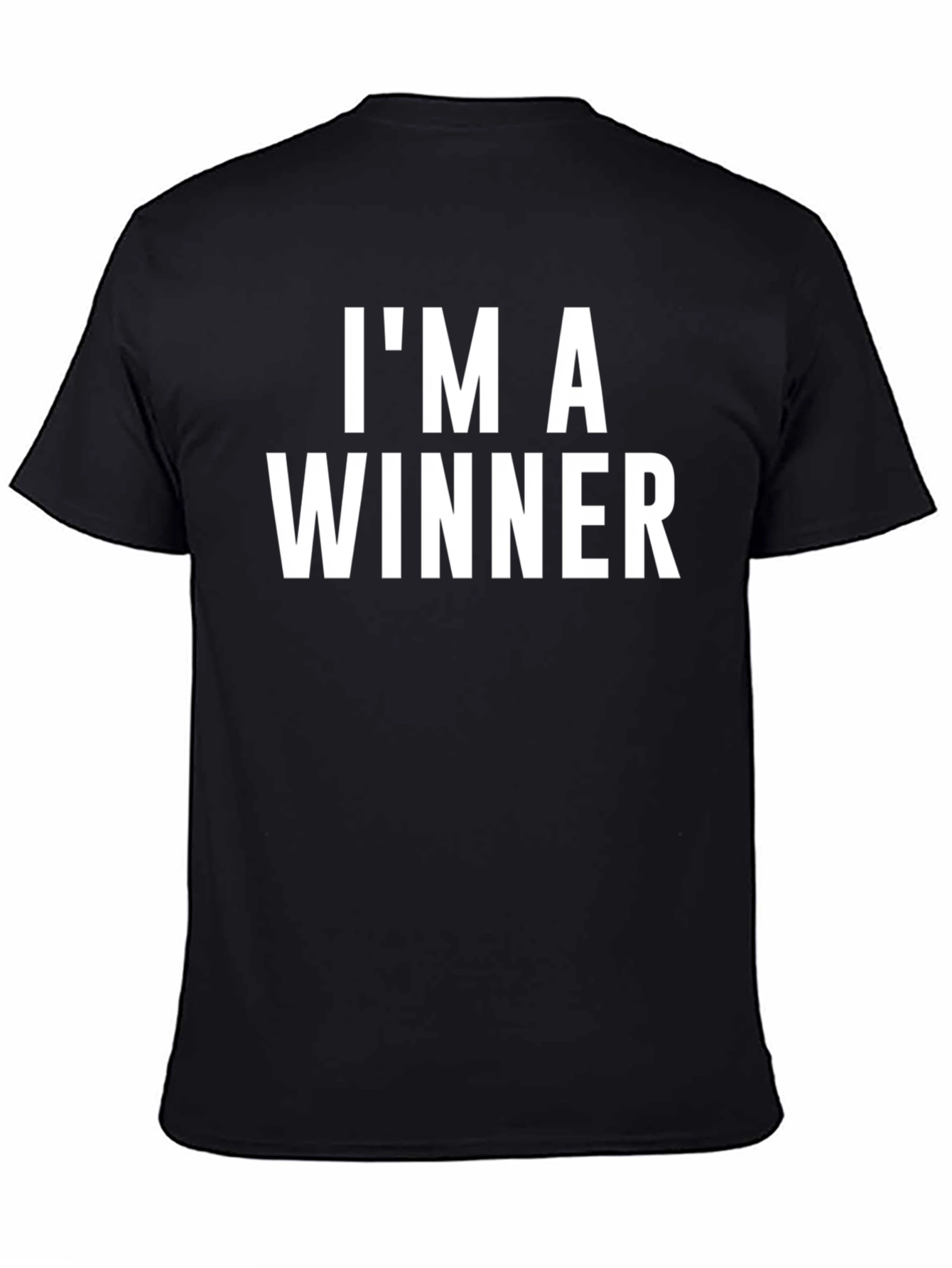 Im A Winner Graphic Tee - Mens Black T-Shirt