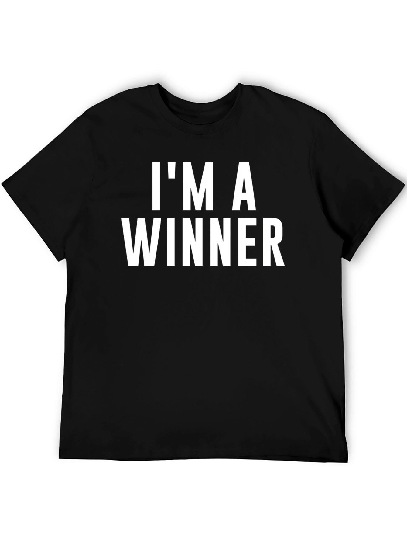 Im A Winner Graphic Tee - Mens Black T-Shirt
