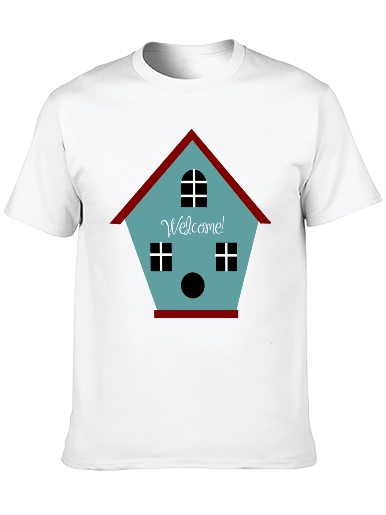 Welcome Birdhouse Graphic Tee - Casual Comfort