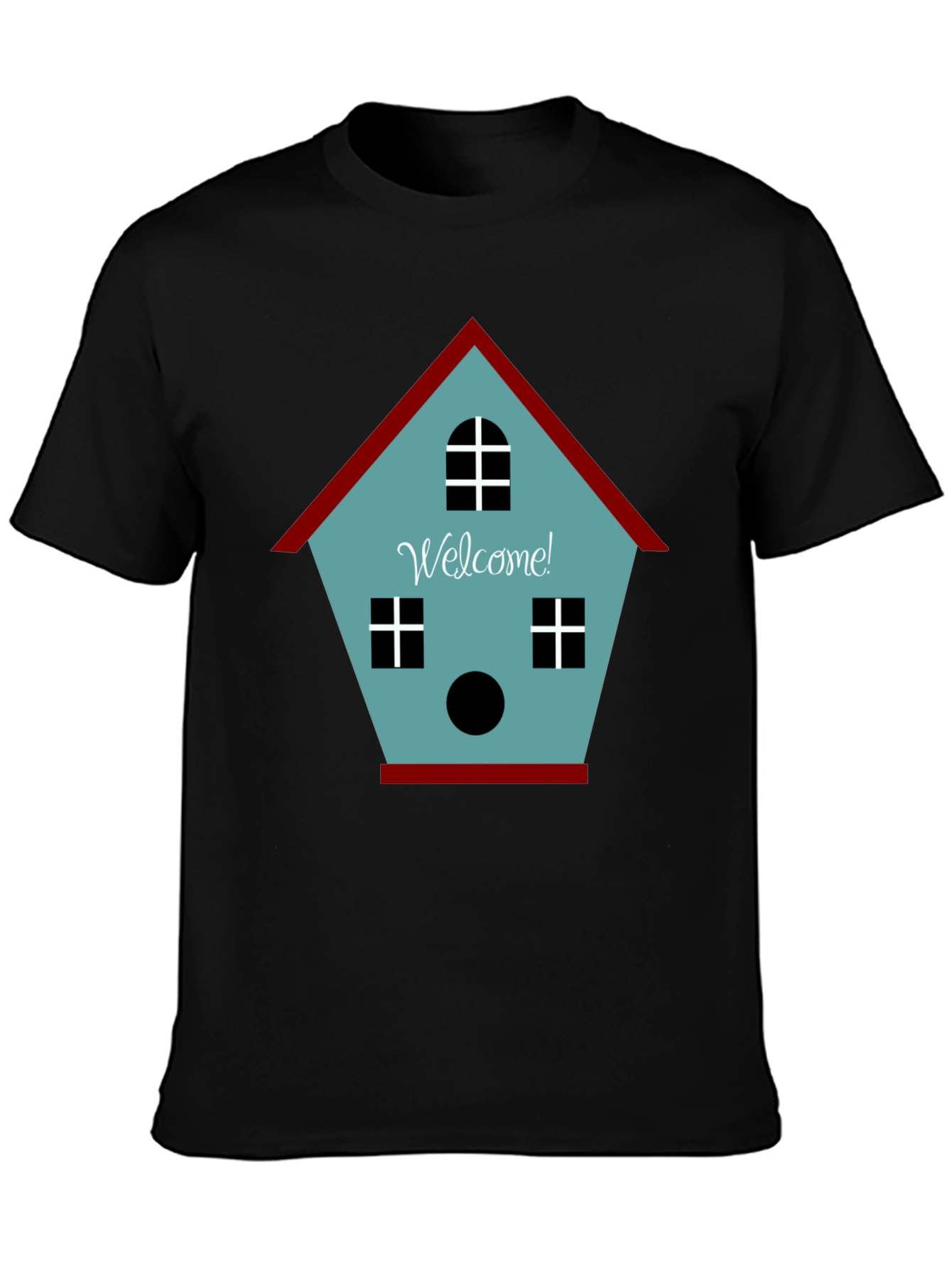 Welcome Birdhouse Graphic Tee - Casual Comfort